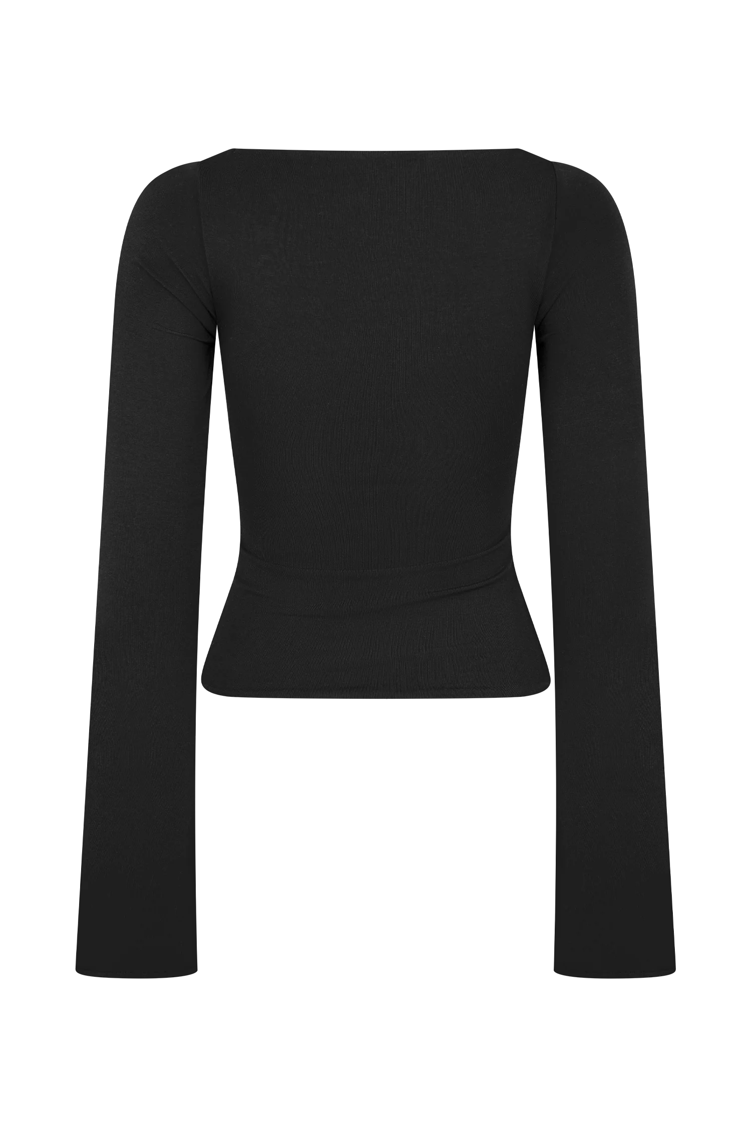 Preston Modal Long Sleeve Top - Black