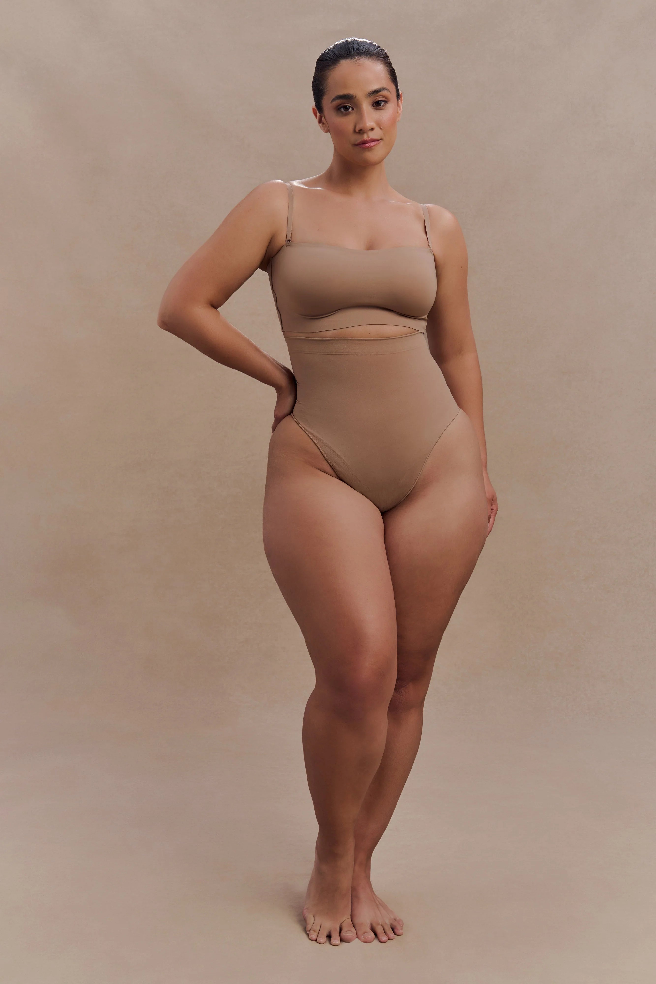 Joanna Strapless Shapewear Bra - Latte