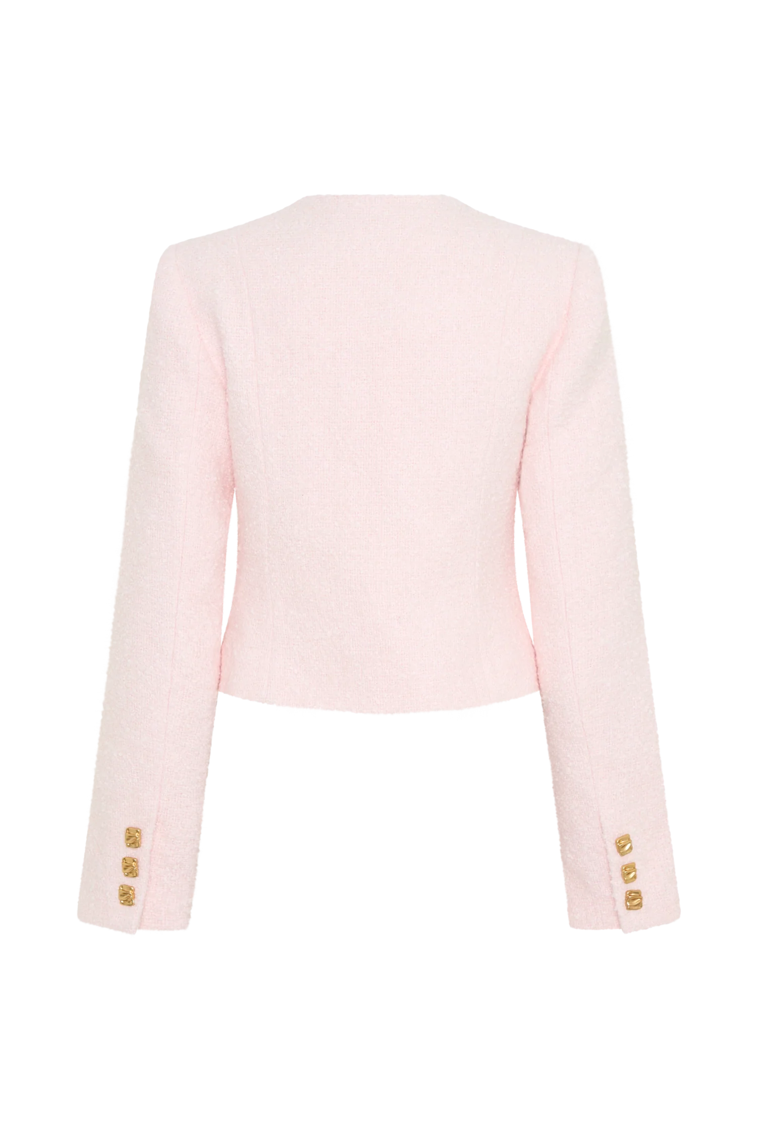 Cleo Boucle Jacket - Powder Pink