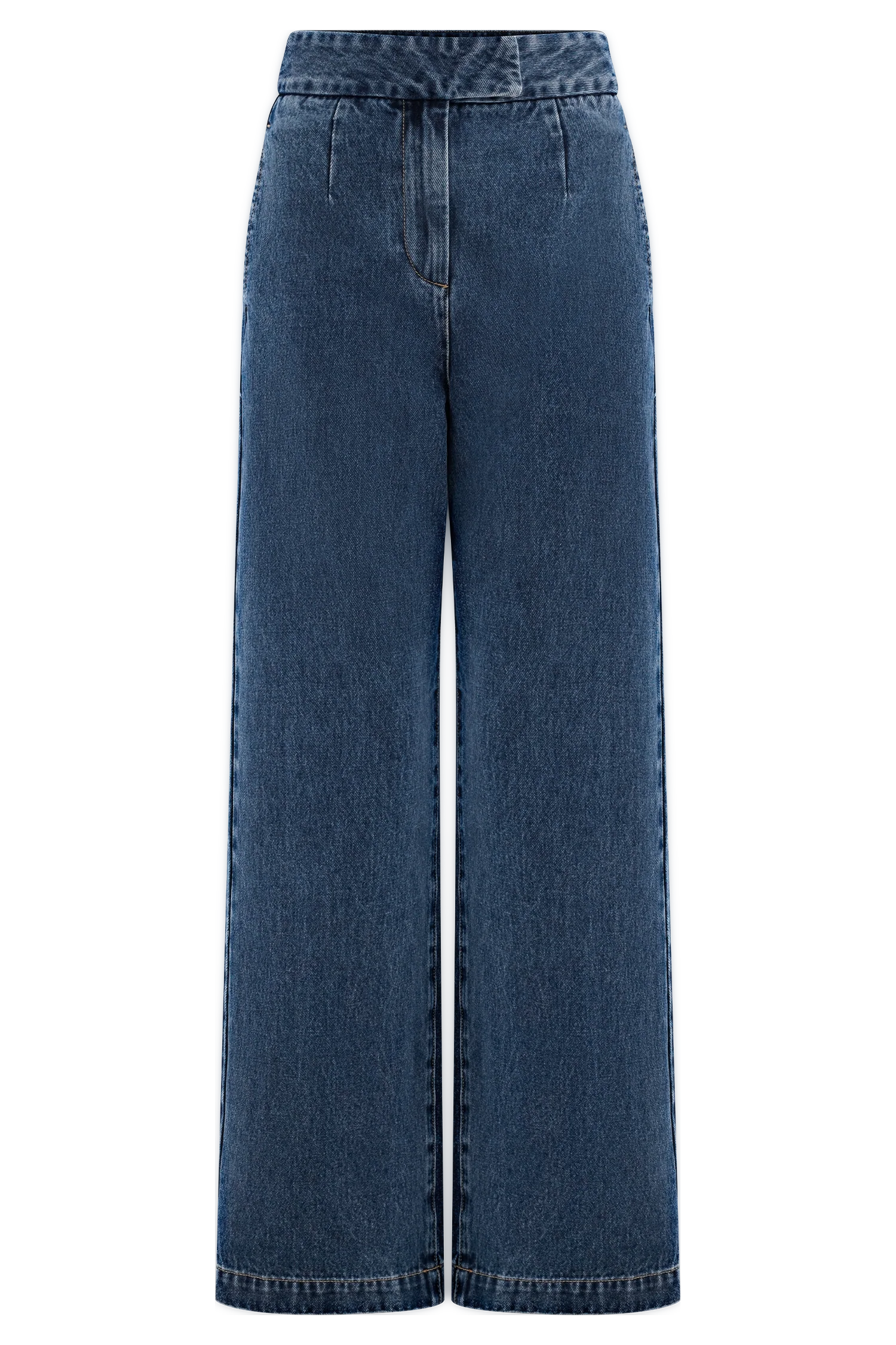 Rayne Wide Leg Denim Jeans - 90'S Blue