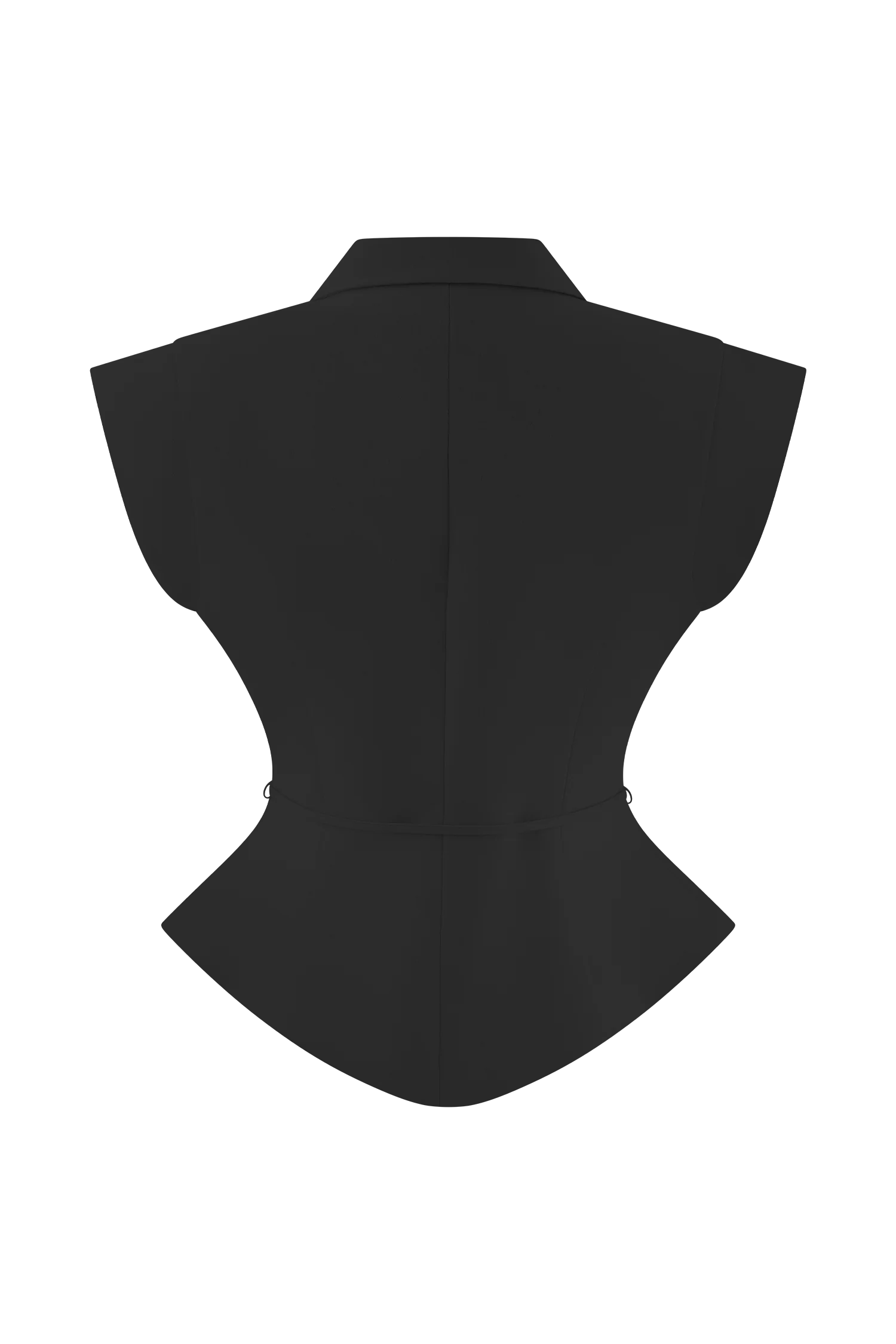 Andina Shortsleeve Linen Top - Black