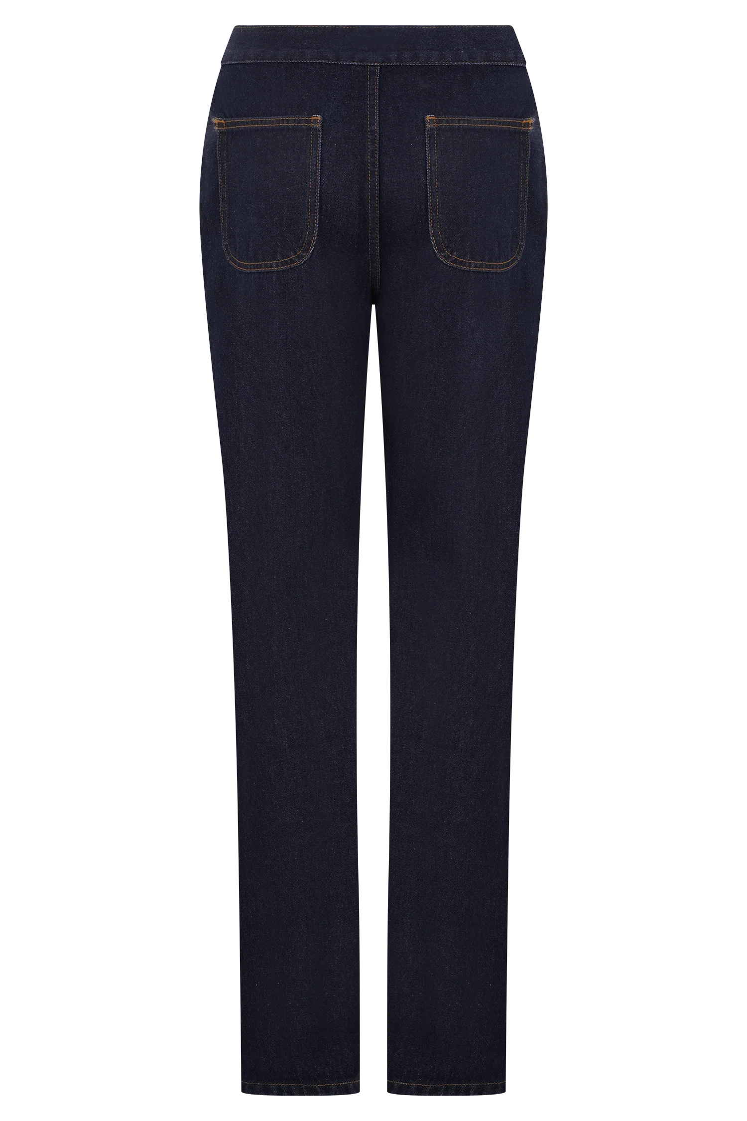 Remington V Front Straight Leg Jeans - Indigo Blue