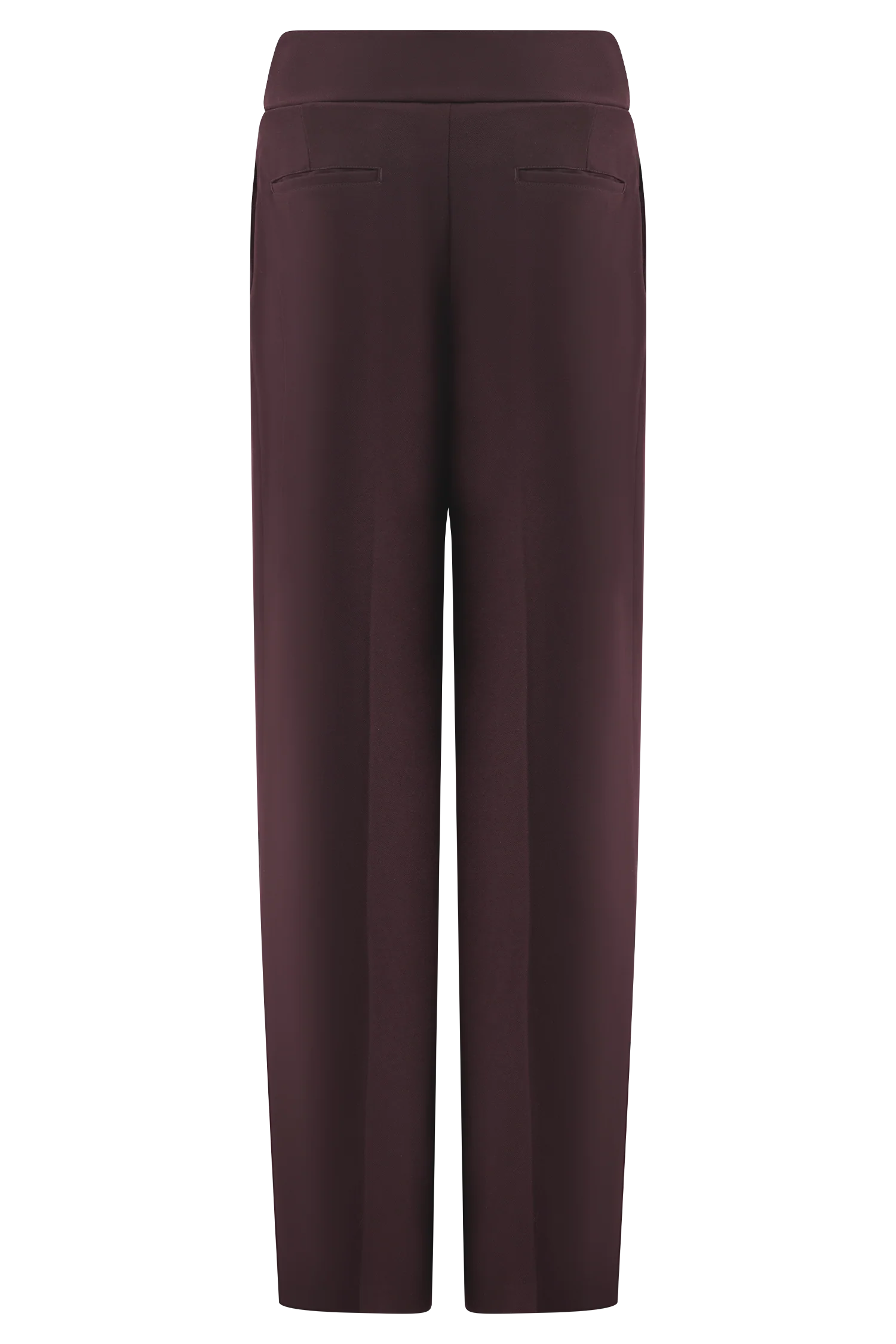 Penelope Pleated High Waisted Pants - Chocolate