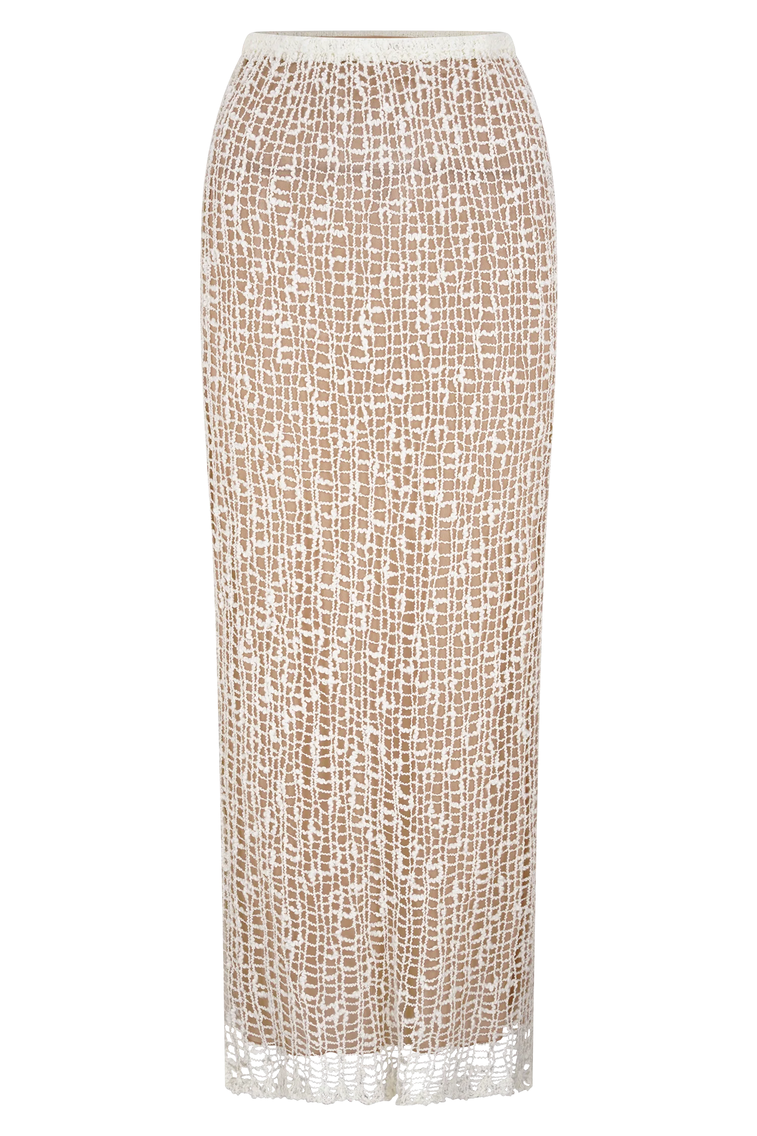 Cordelia Knit Maxi Skirt - Ivory
