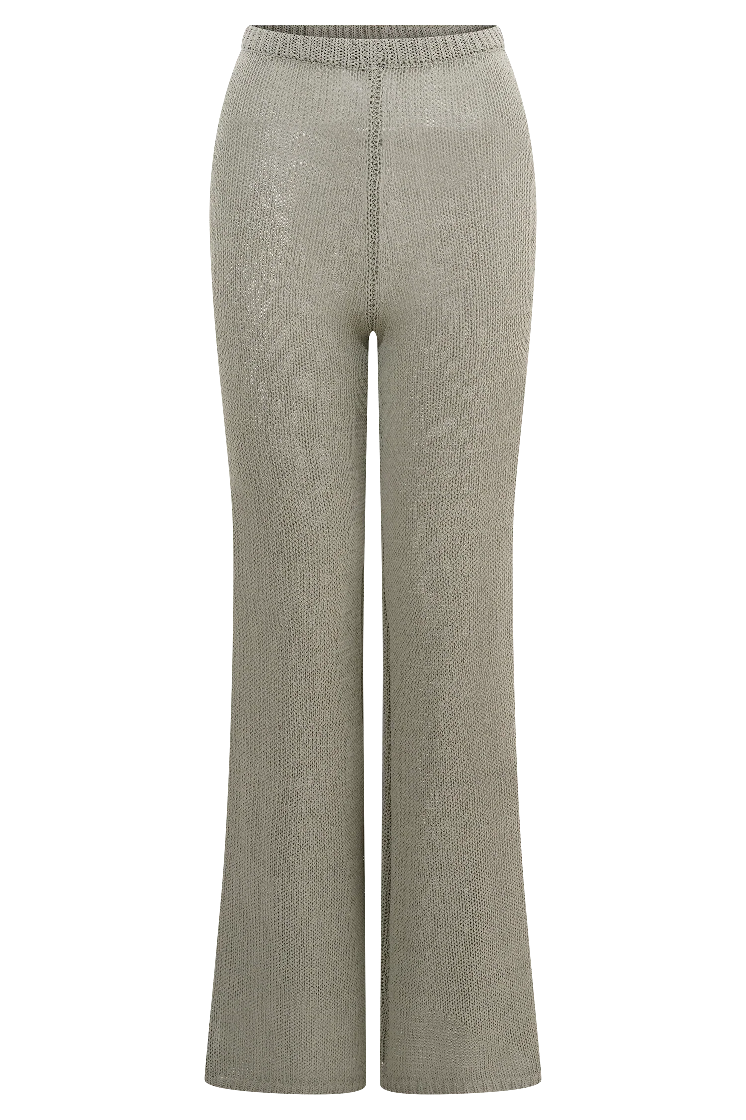 Malani Wide Leg Knit Pants - Sage