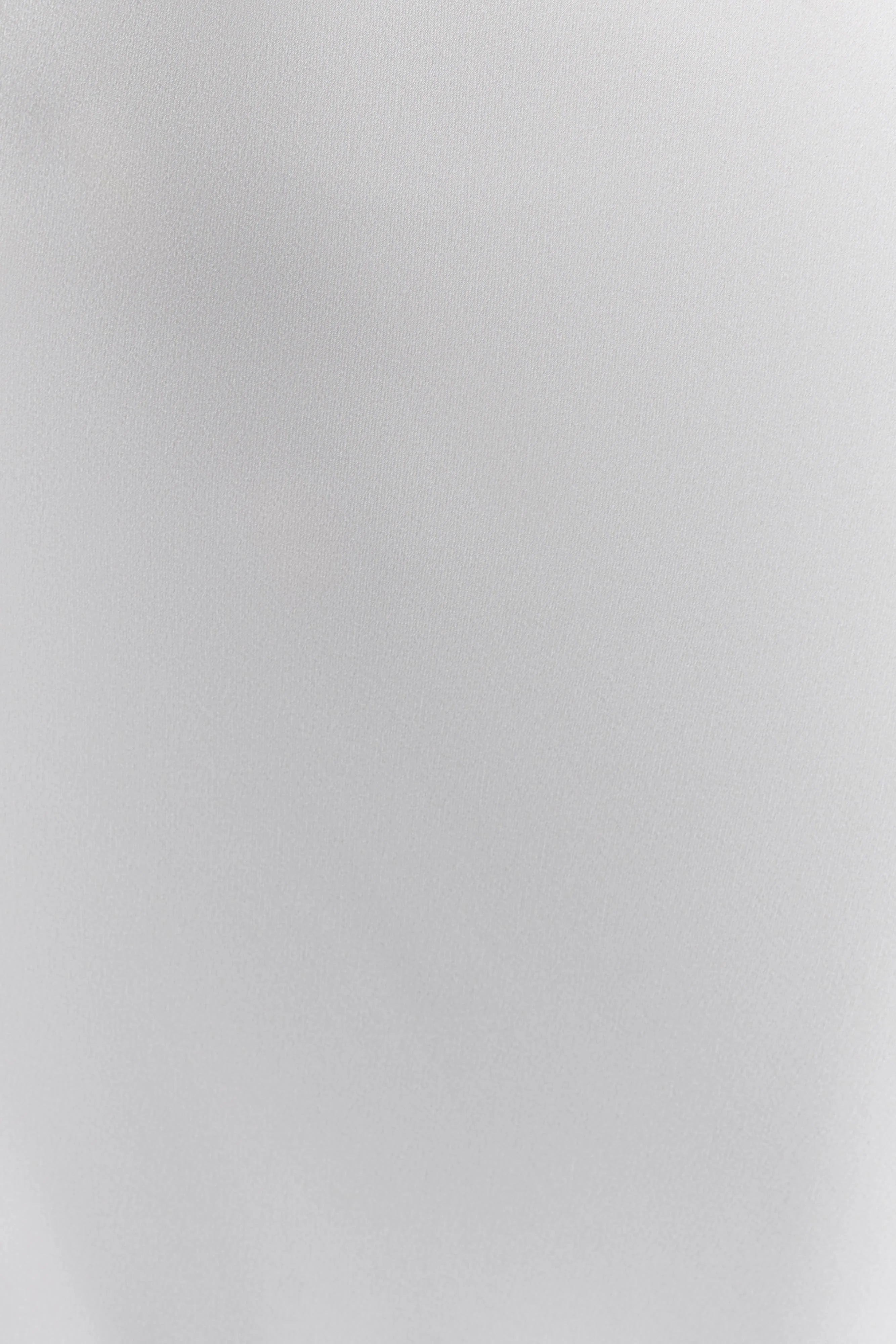 Clara Fishtail Maxi Skirt - White