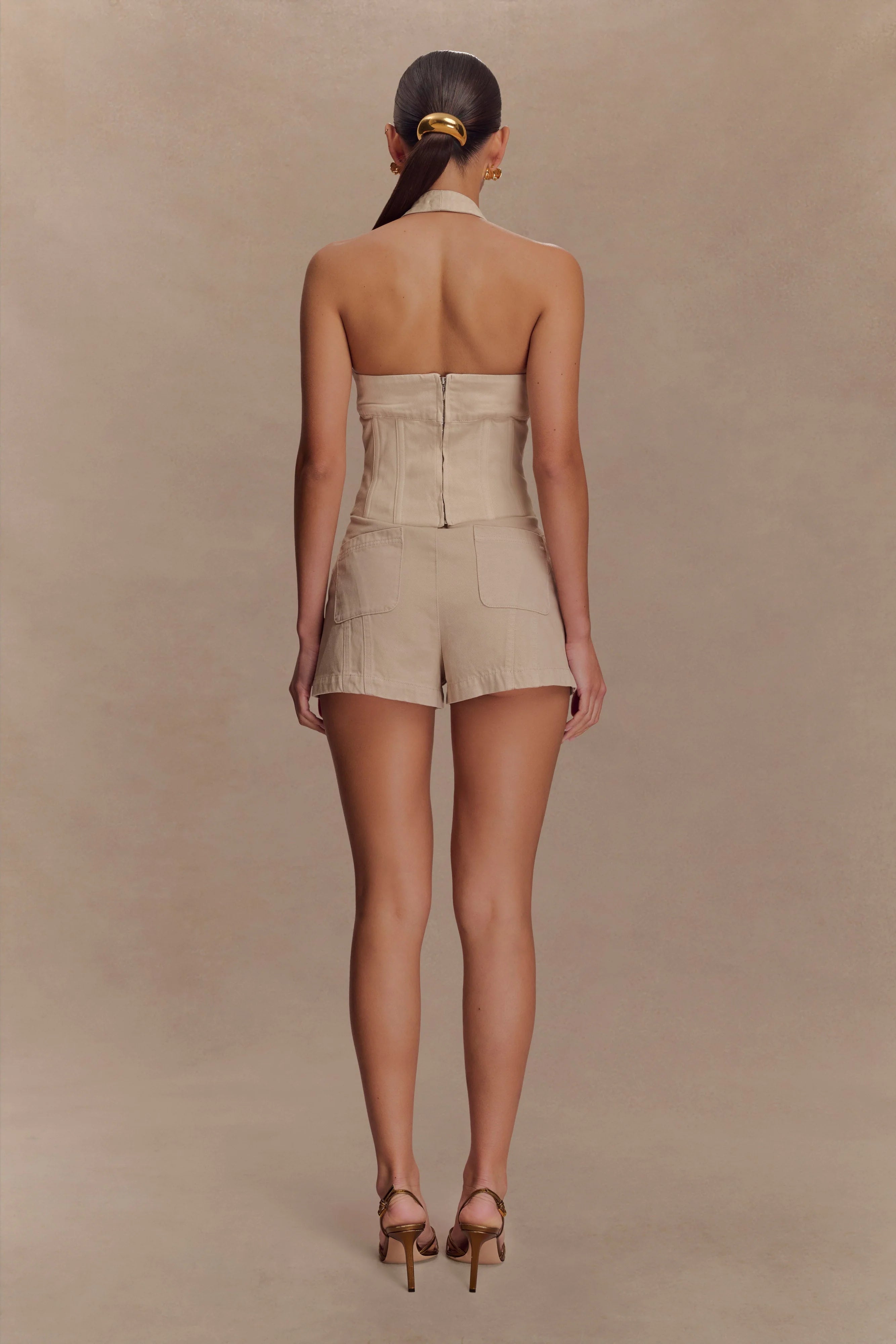 Meadow Denim Shorts - Stone Wash