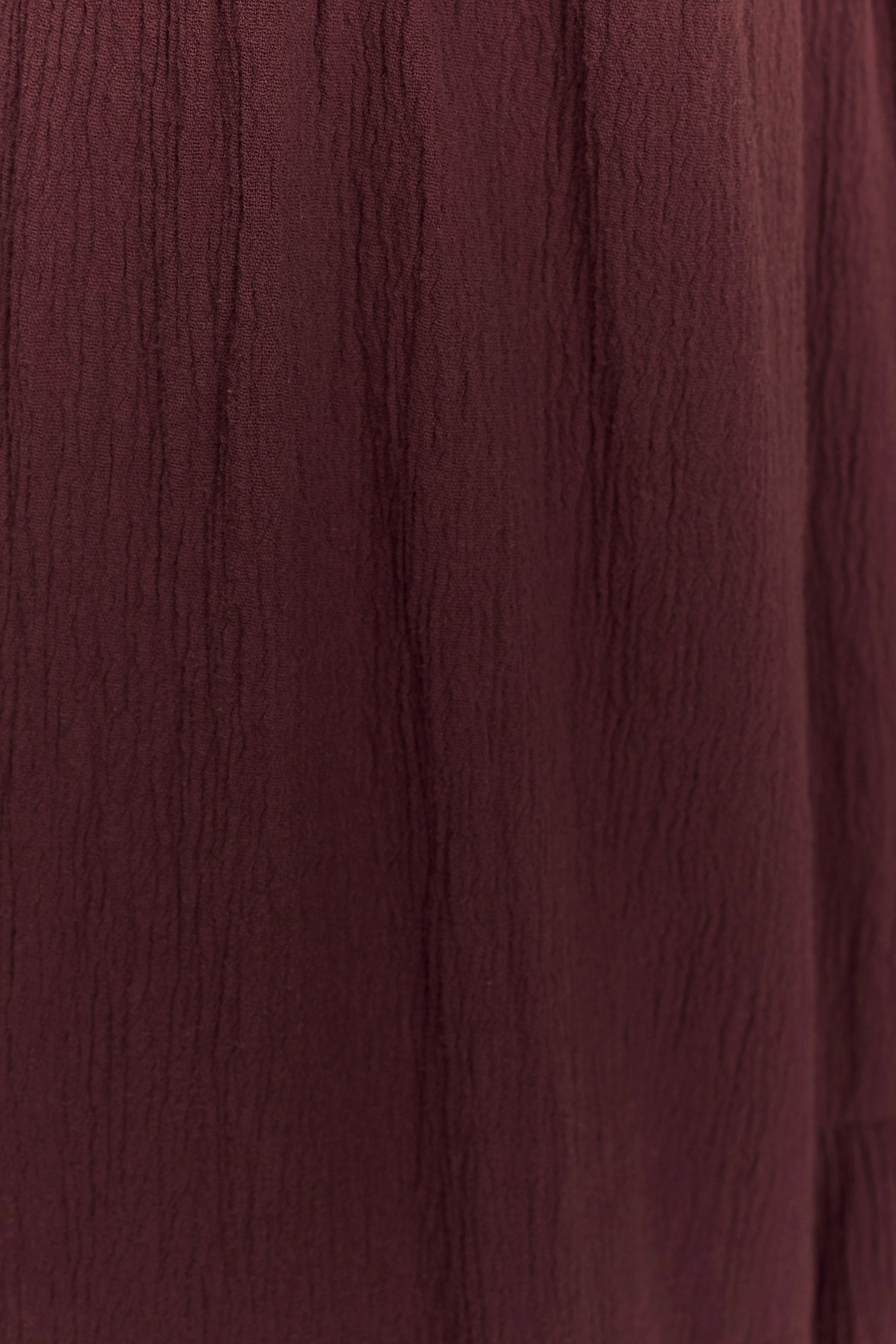 Lenny Front Tie Top - Chocolate