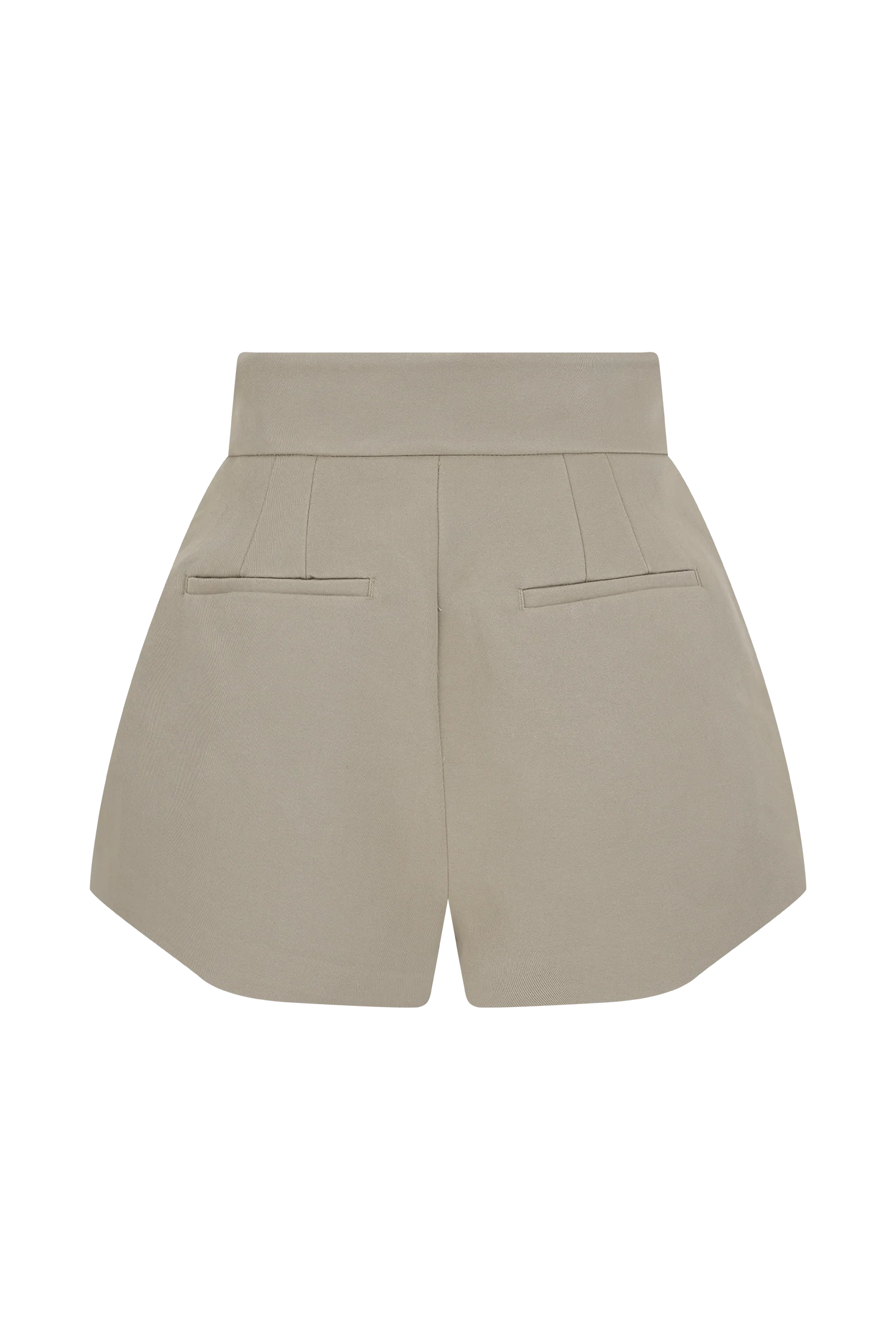 Alden High Waisted Short - Pebble