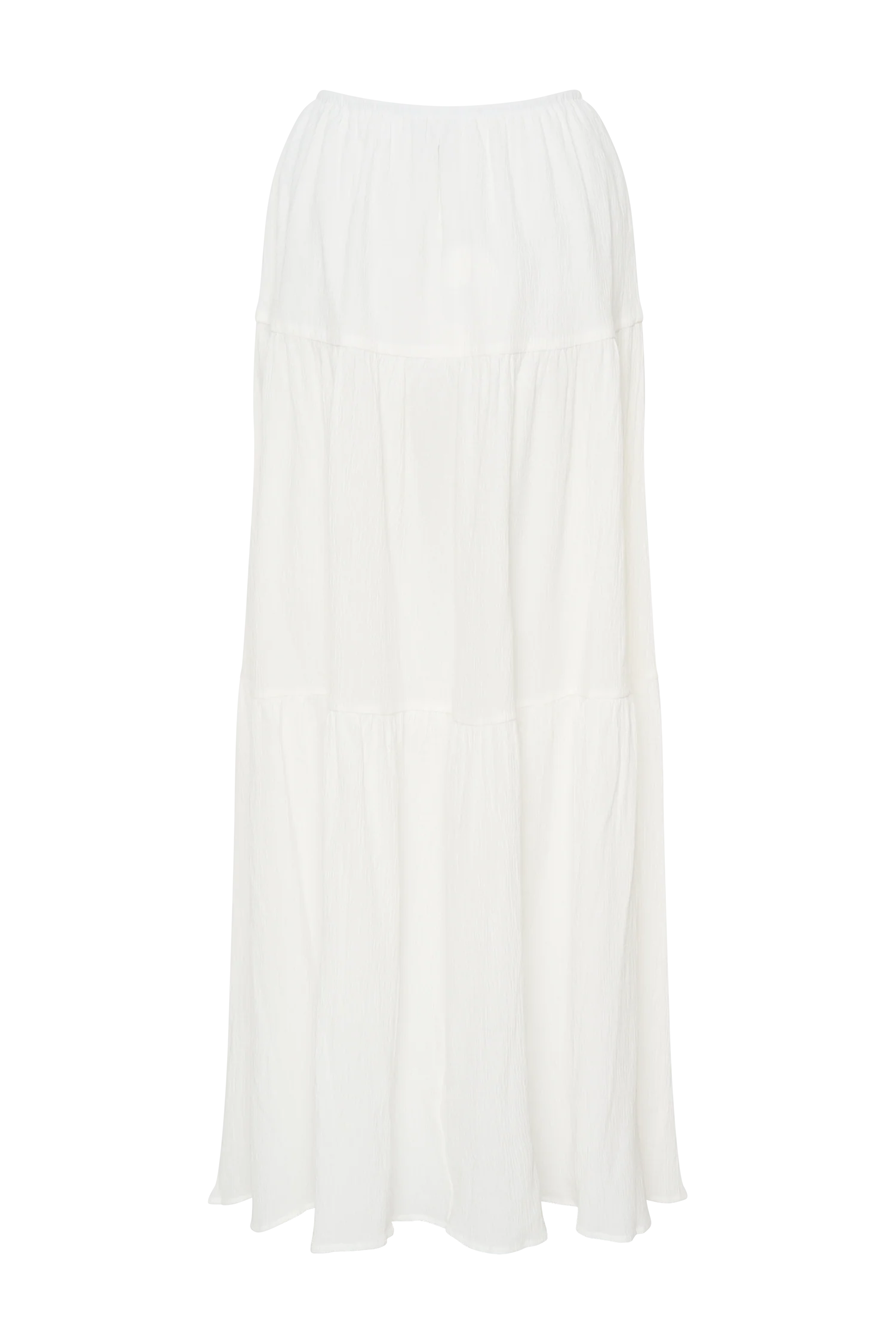 Jacinda Cotton Maxi Skirt - White