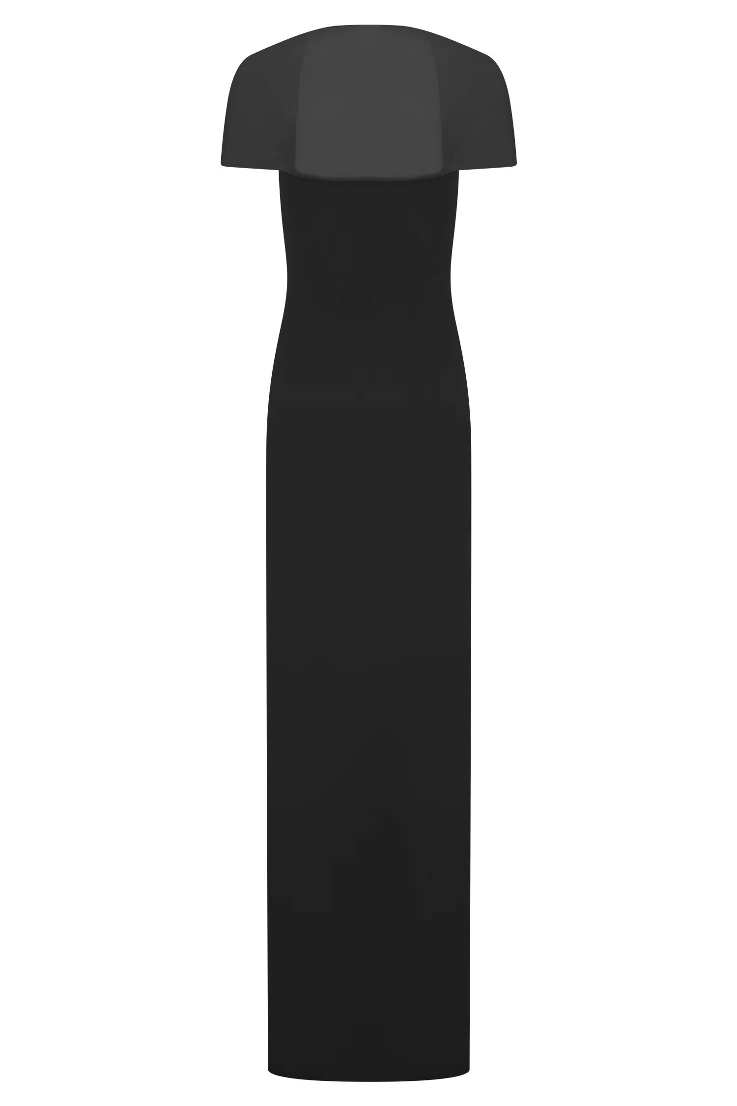 Wyatt Slinky And Mesh Maxi Dress - Black