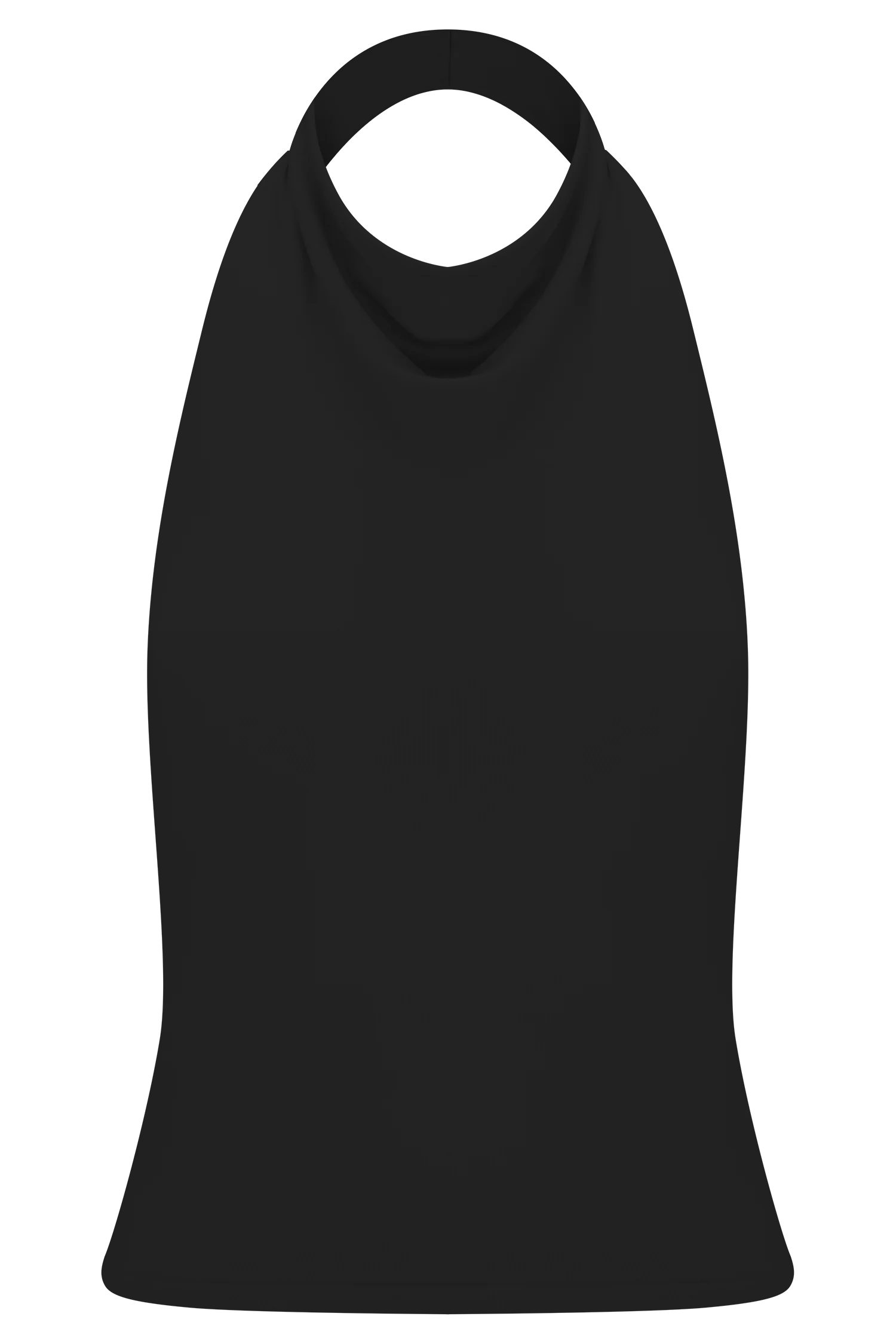 Calandra Slinky Halter Top With Hardware - Black