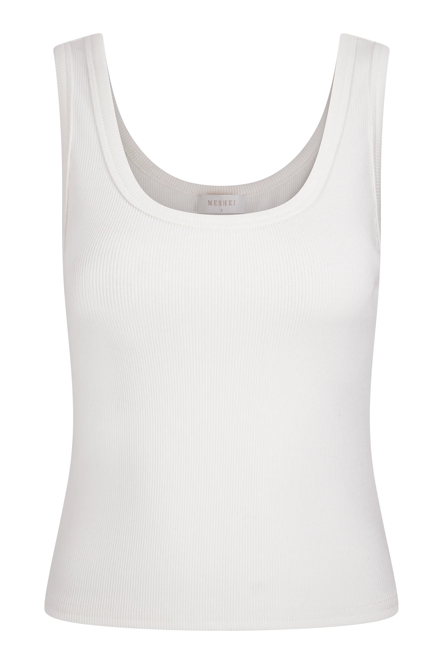 Maeva Scoop Tank Top - Ivory