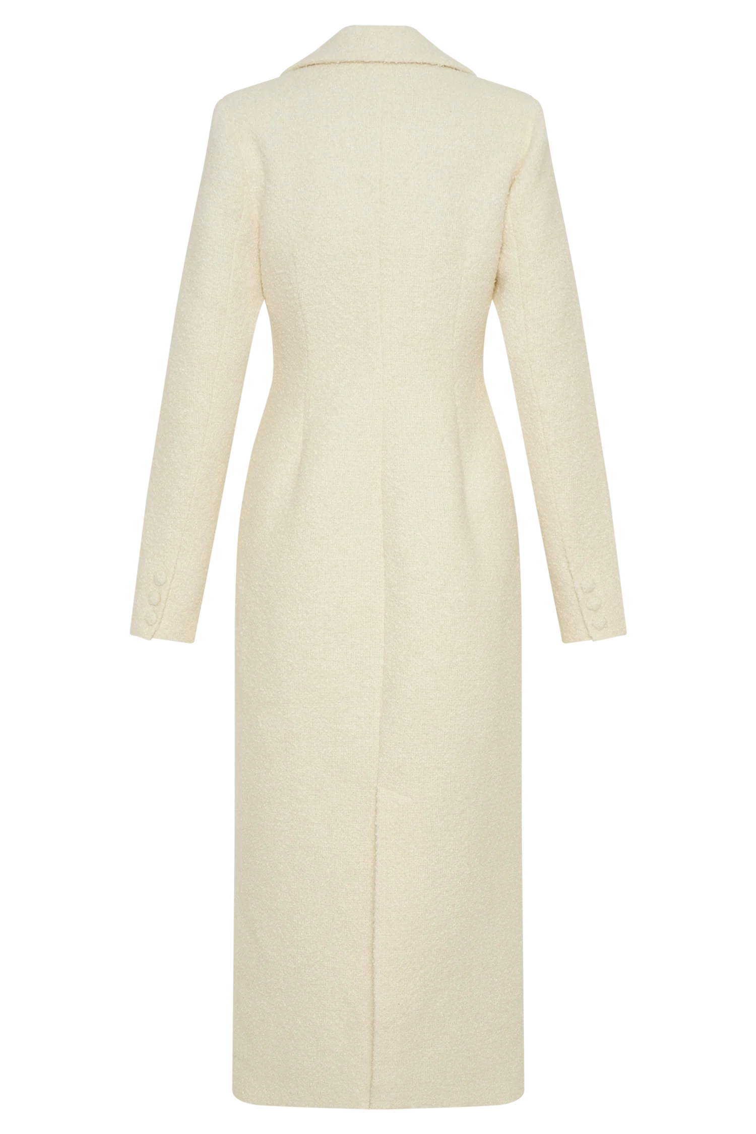 Carver Boucle Coat - Ivory