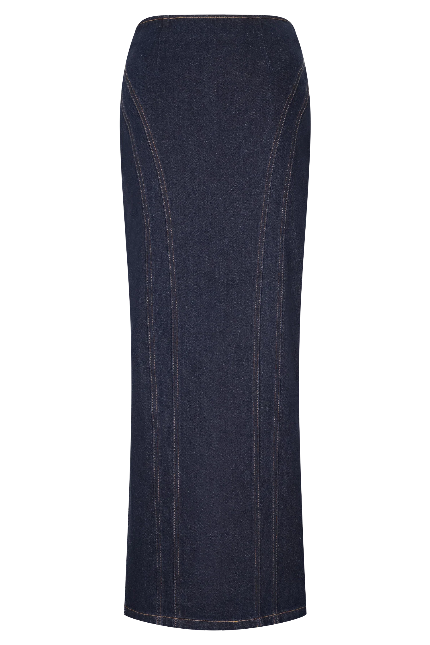 Alma Denim Maxi Skirt - Indigo Blue