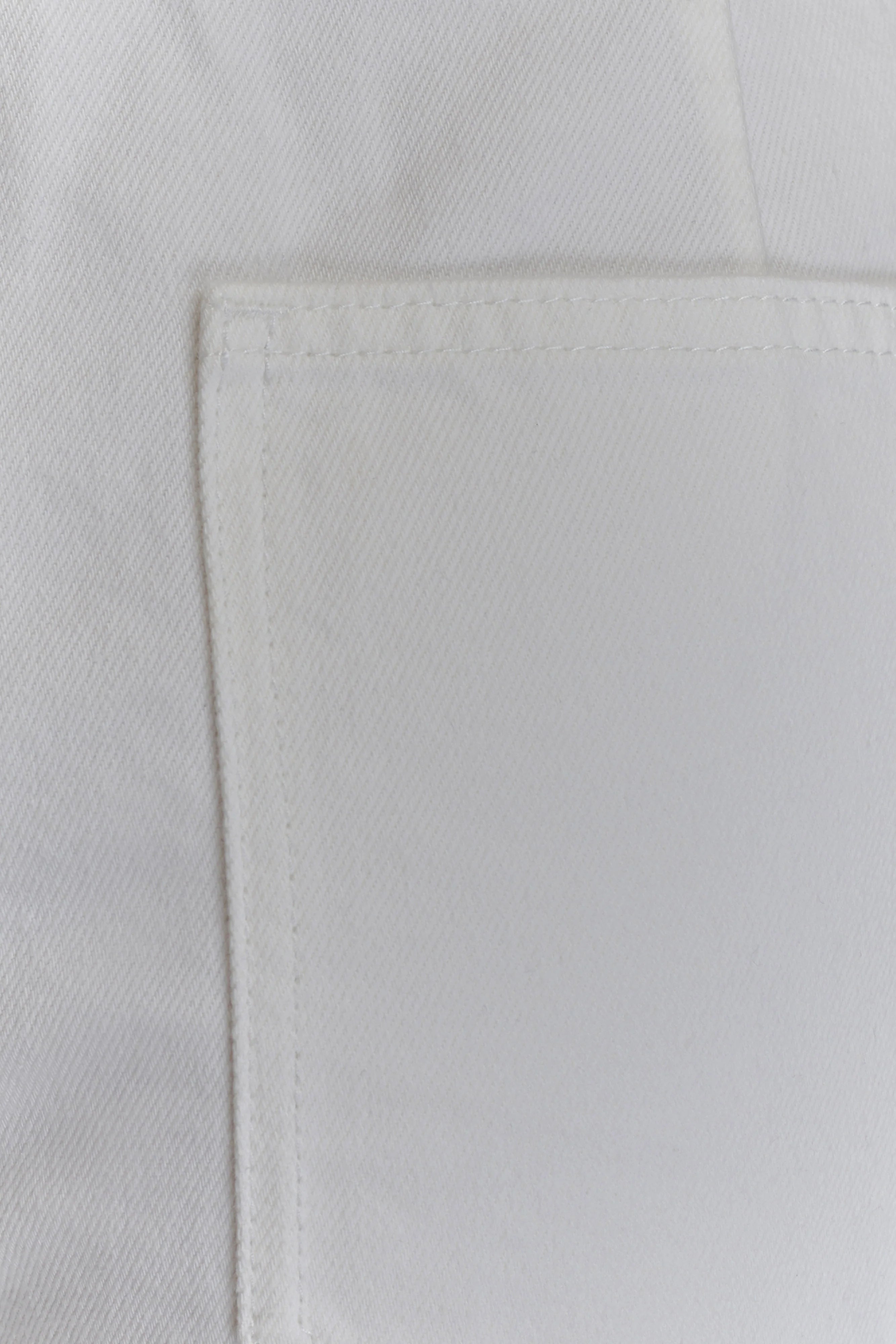 Caitlin Mid Rise Denim Jeans - White
