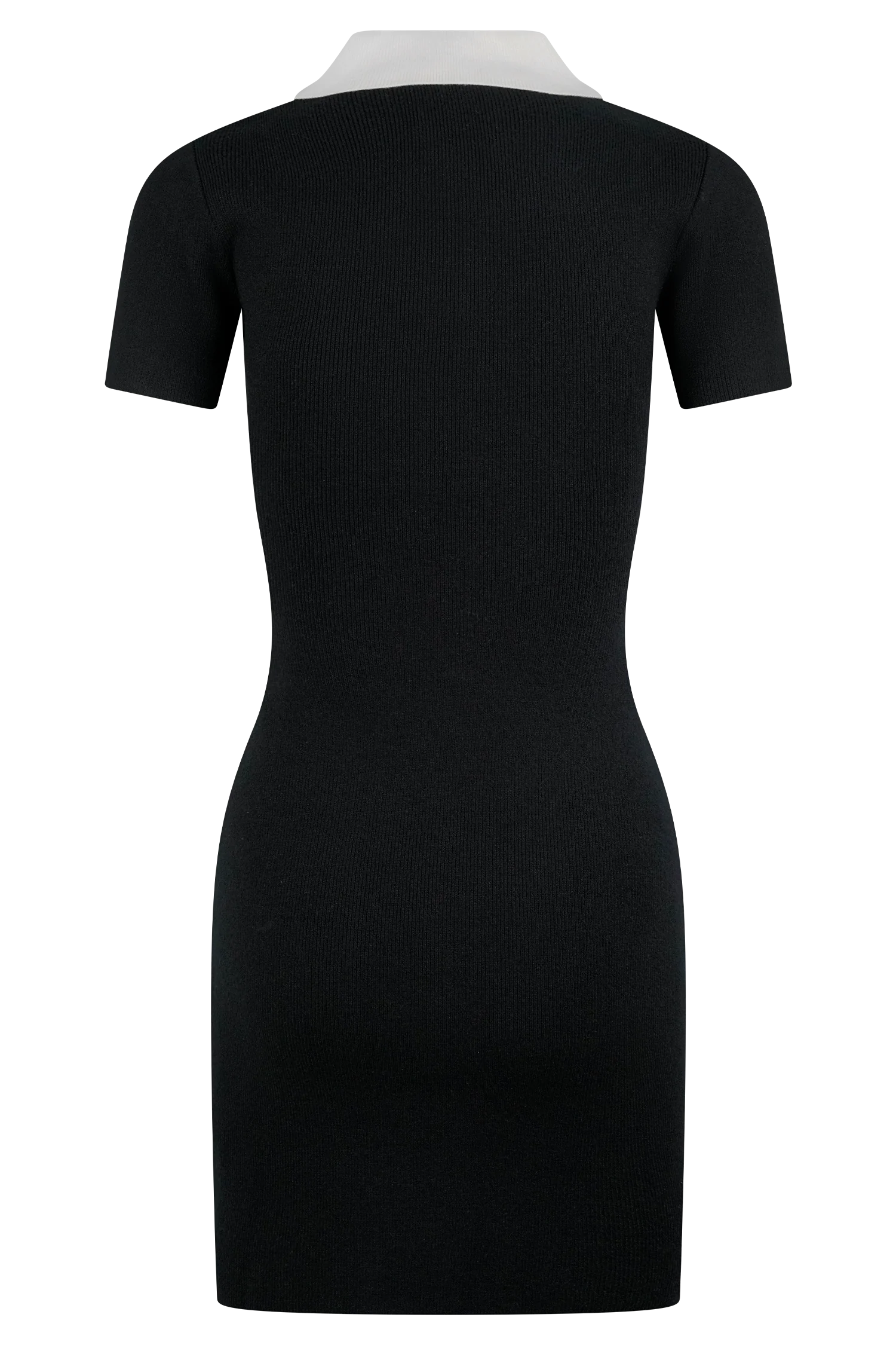 Seema Contrast Mini Dress - Black/White