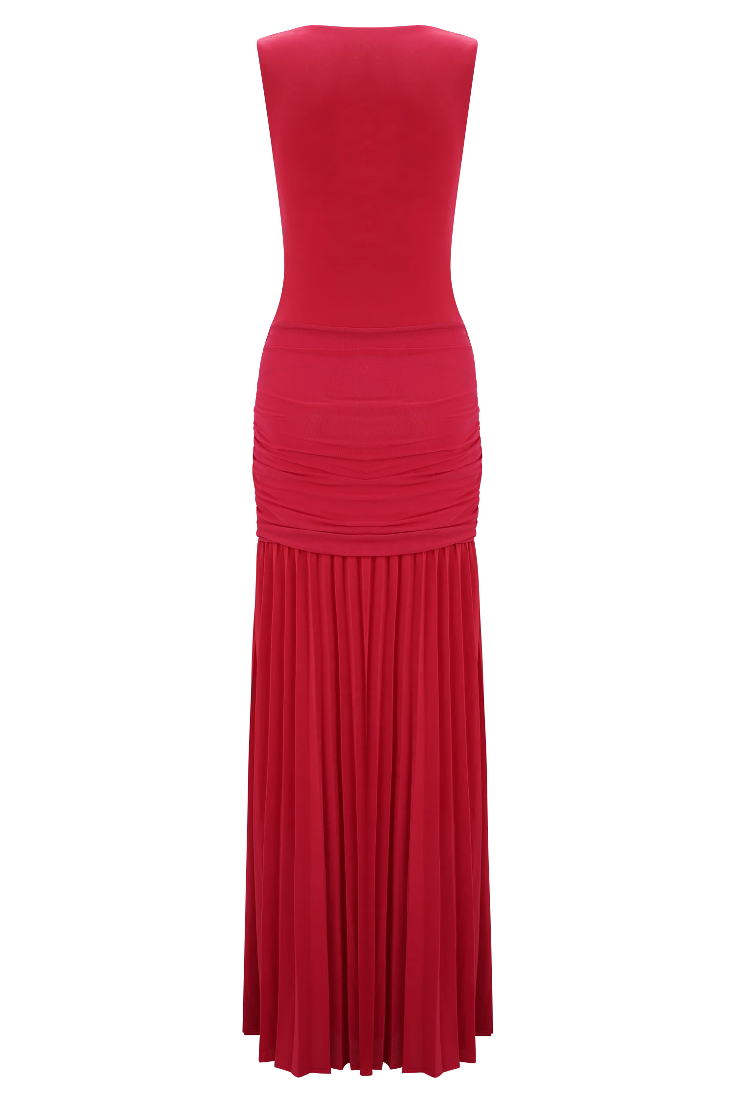 Dania Cowl Neck Slinky Maxi Dress - Fuchsia Pink
