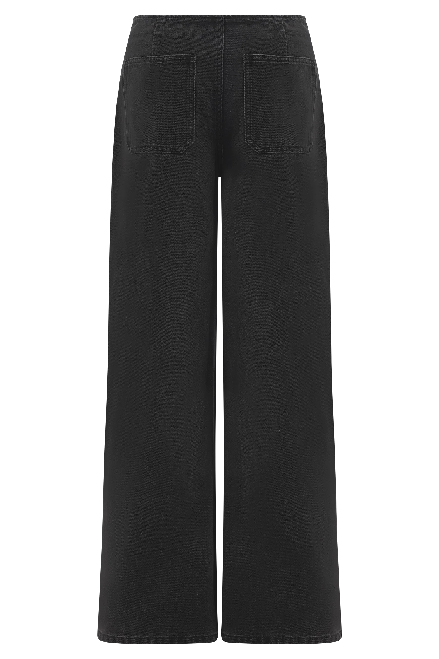 Caitlin Mid Rise Denim Jeans - Washed Black