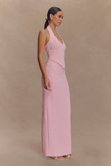 Alma High Waist Maxi Skirt - Candy Pink