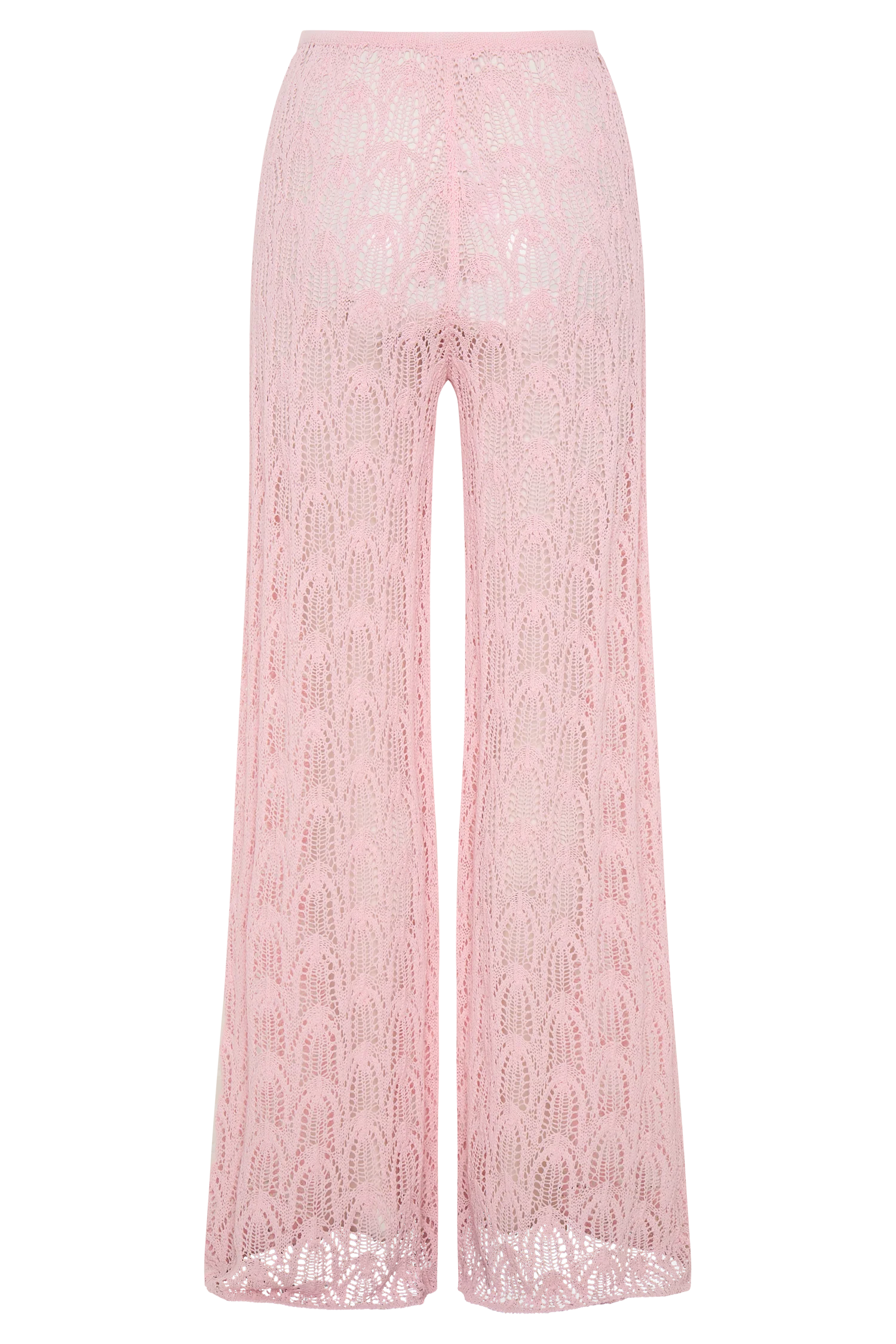 Glinda Crochet Pants - Baby Pink