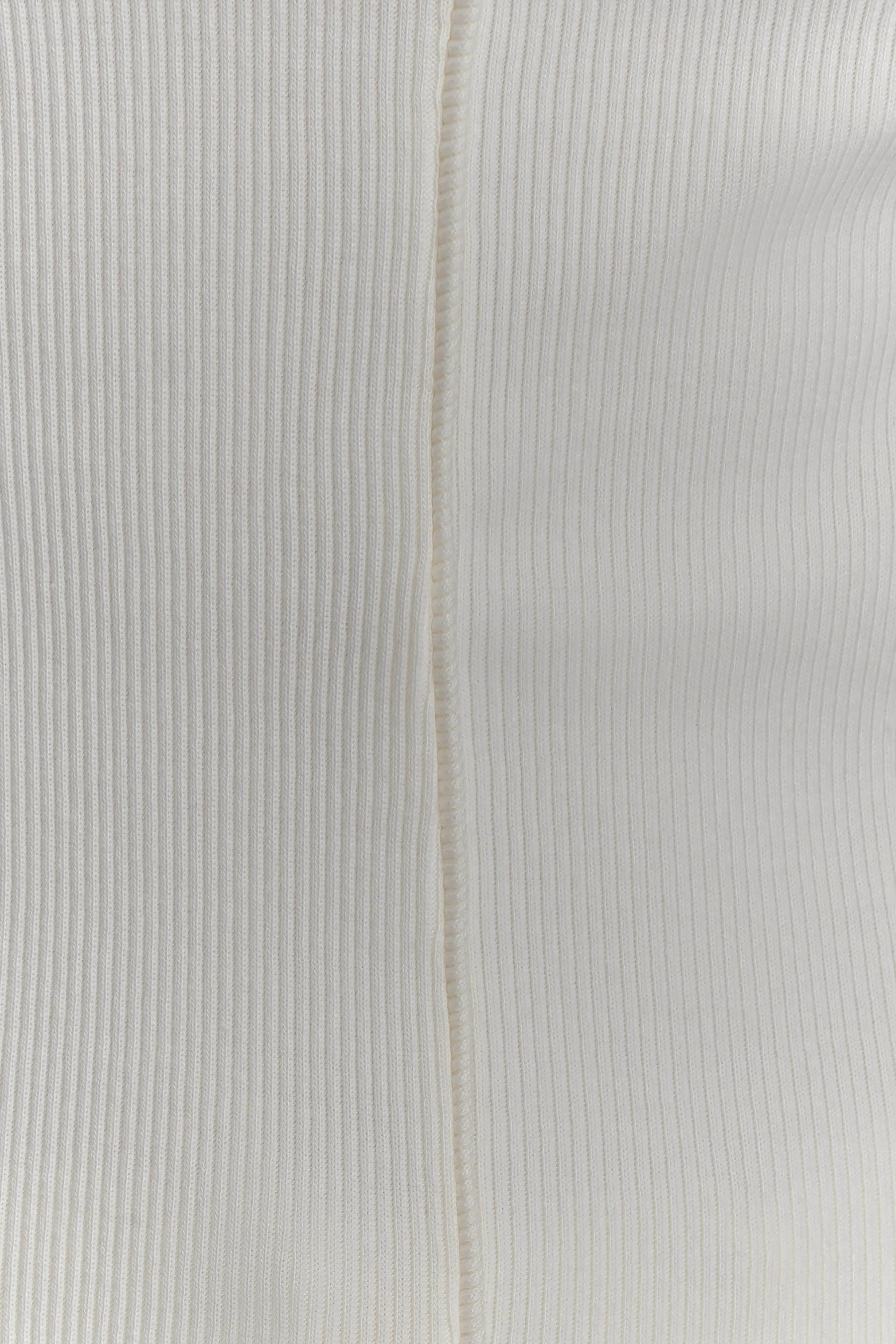 Coraline Panelled Sleeveless Top - White