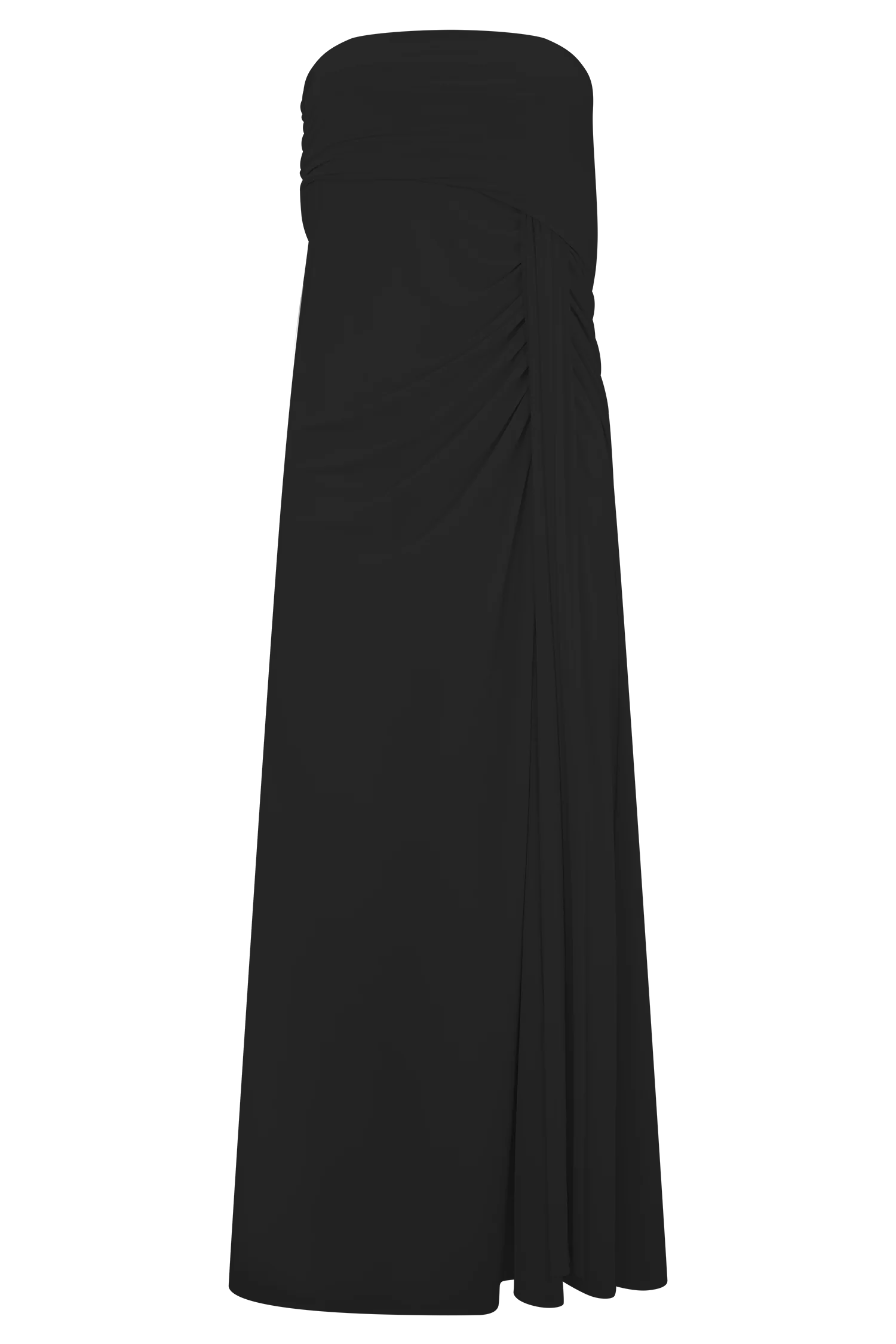 Calandra Slinky Maxi Skirt - Black