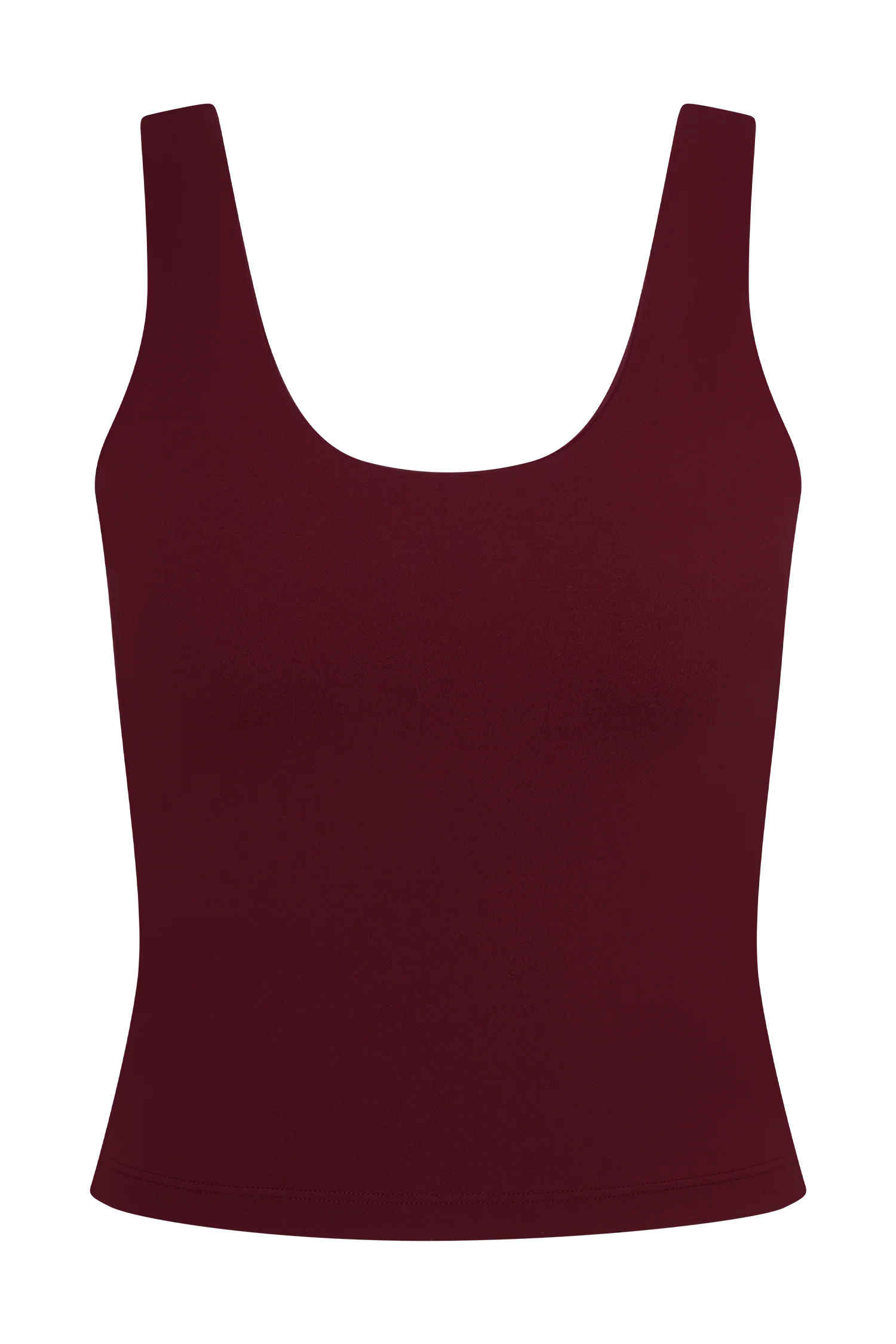Alexandra Yoga Top - Burgundy