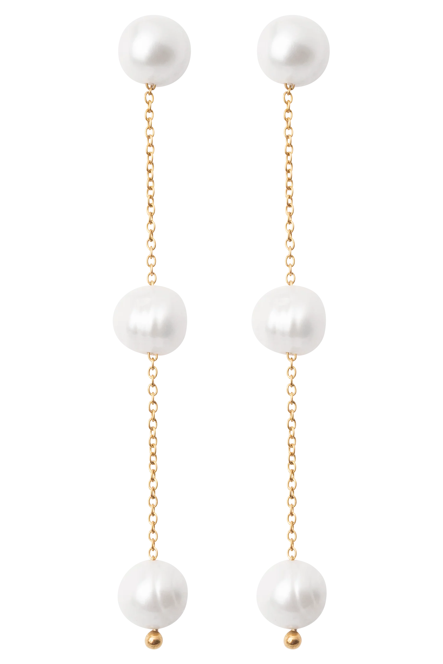Bodhi Freshwater Pearl Drop Earrings - Pearl