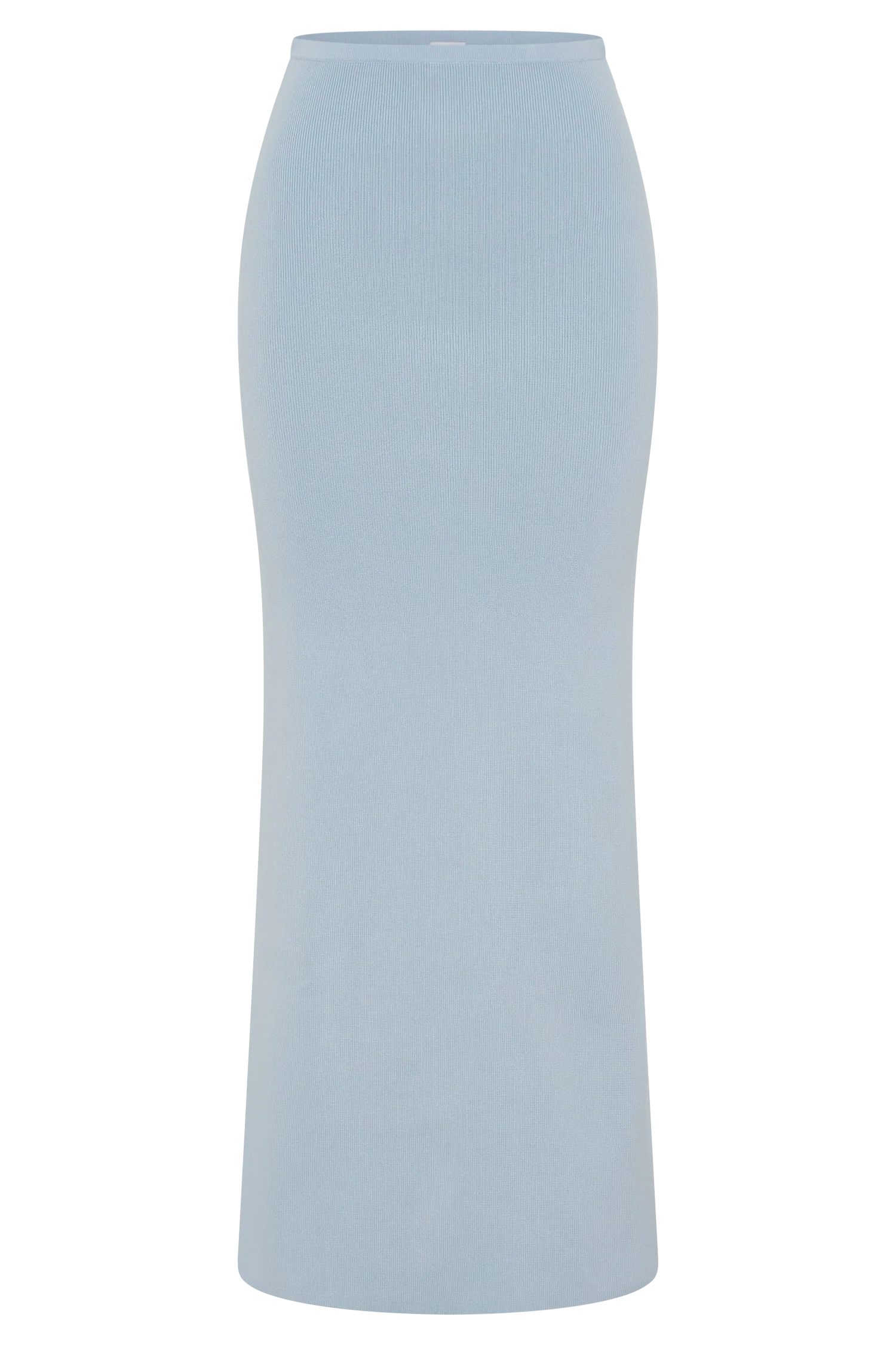 Maxine Knit Maxi Skirt - Light Blue