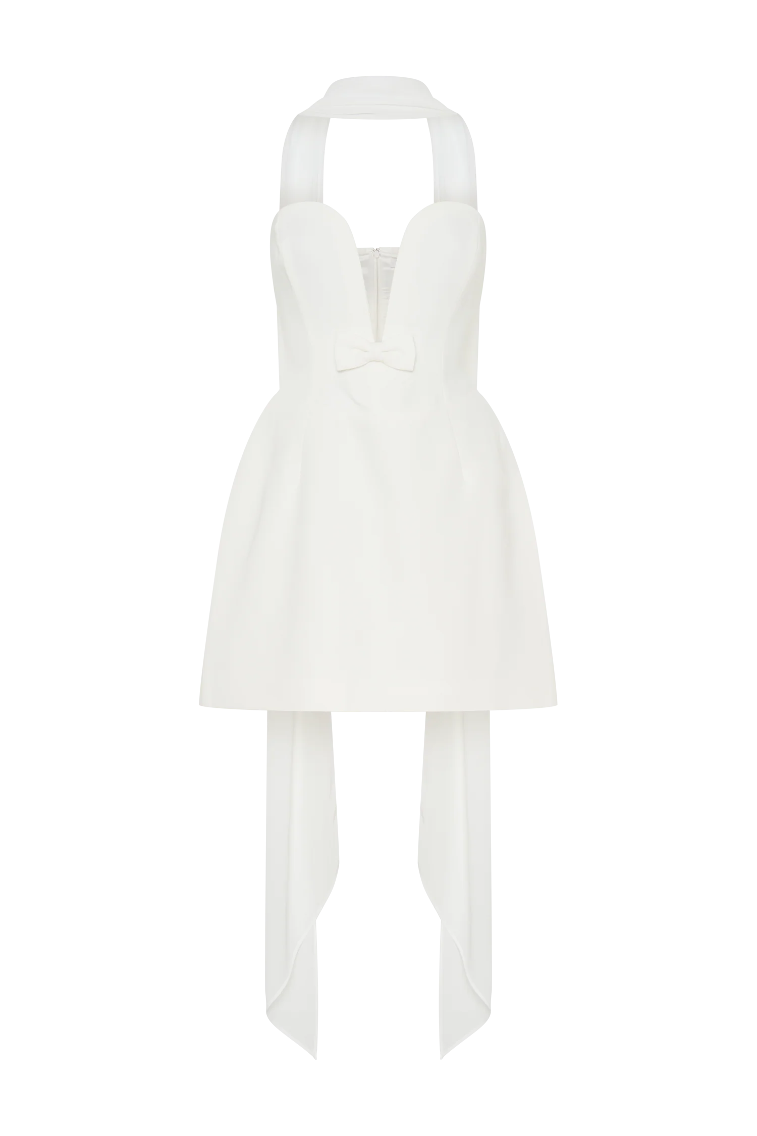 Orellia Strapless Suiting Mini Dress - Ivory
