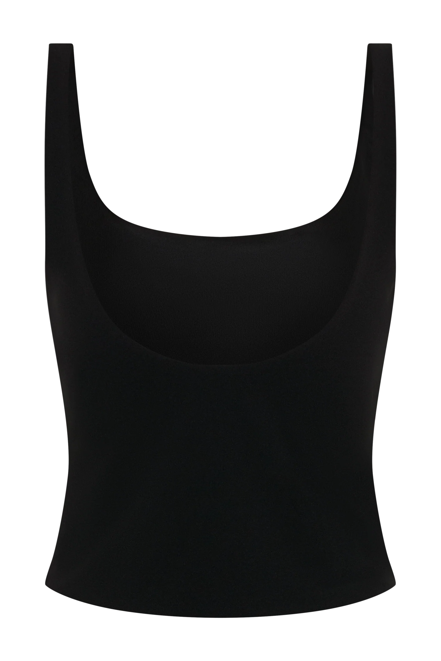 Blanca Stretch Crepe Cami Top - Black