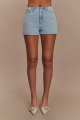 Tobias Denim Shorts - Light Blue