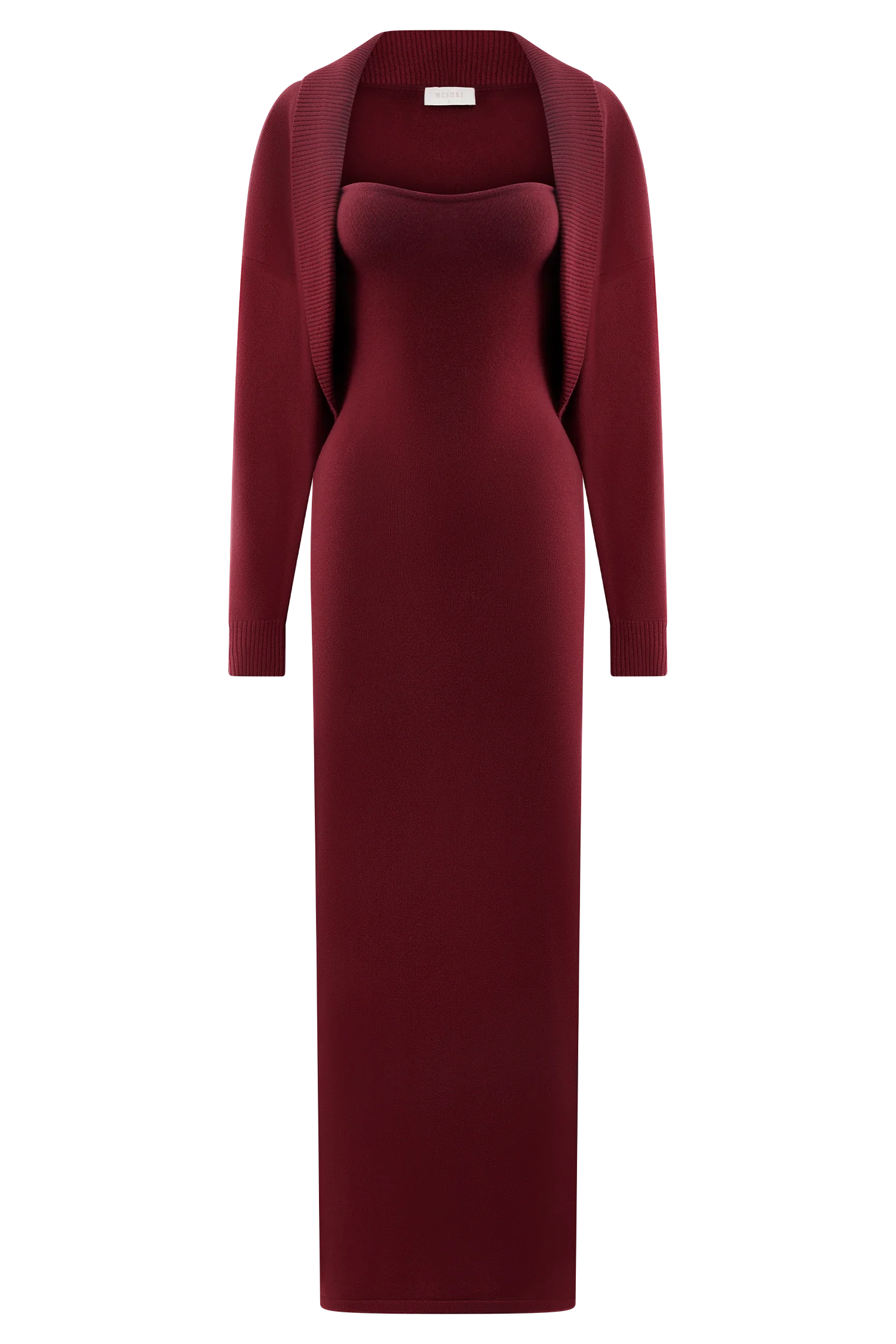 Kingston Knit Maxi Dress - Merlot