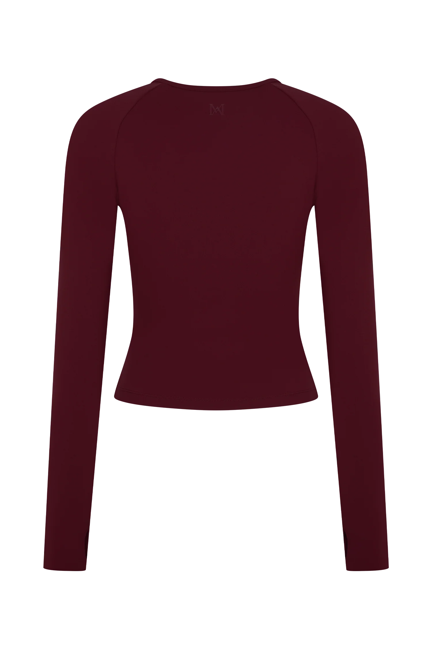 Eliana Long Sleeve Active Top - Burgundy