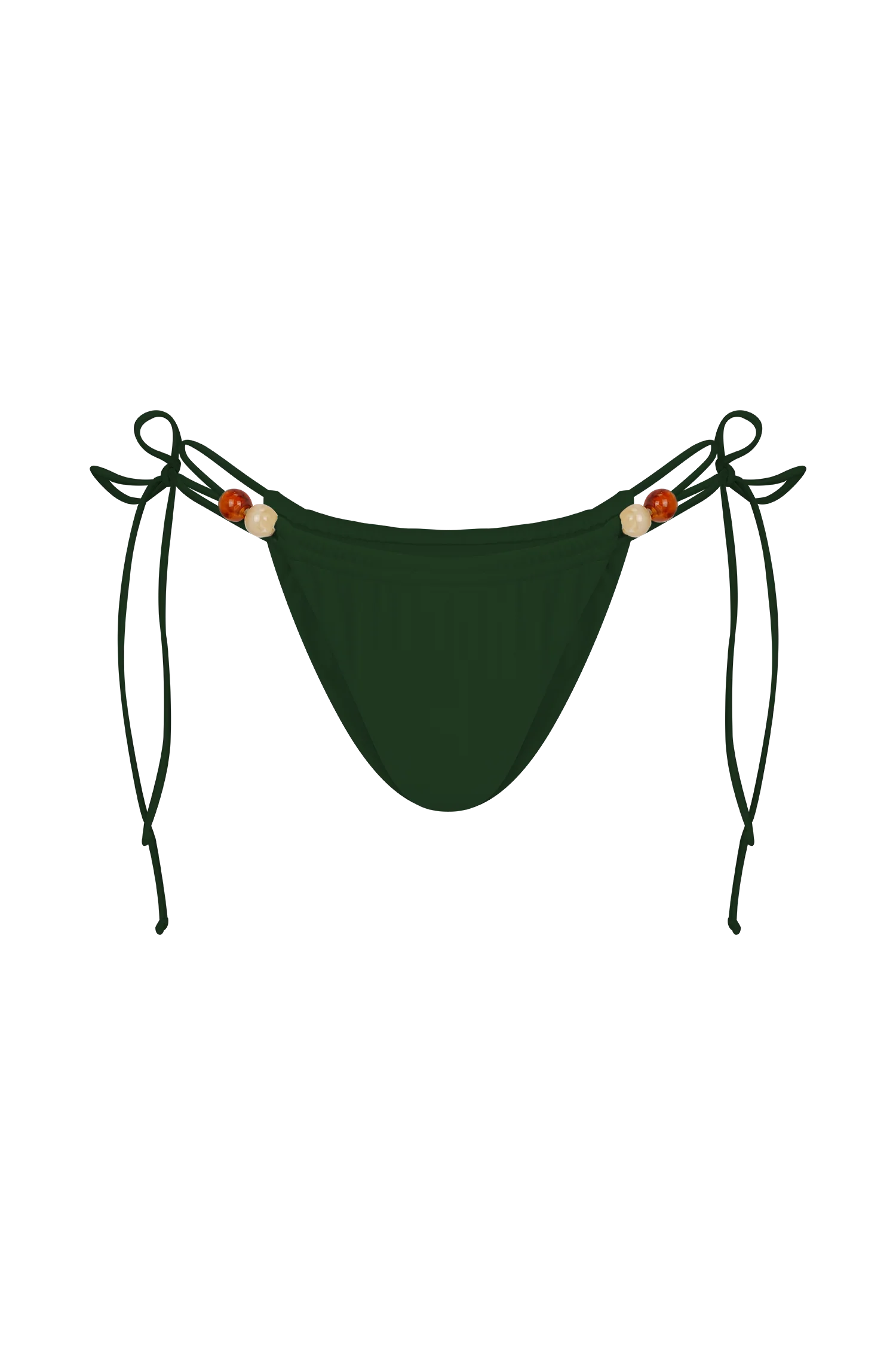 Memphis Beaded Bikini Bottom - Green