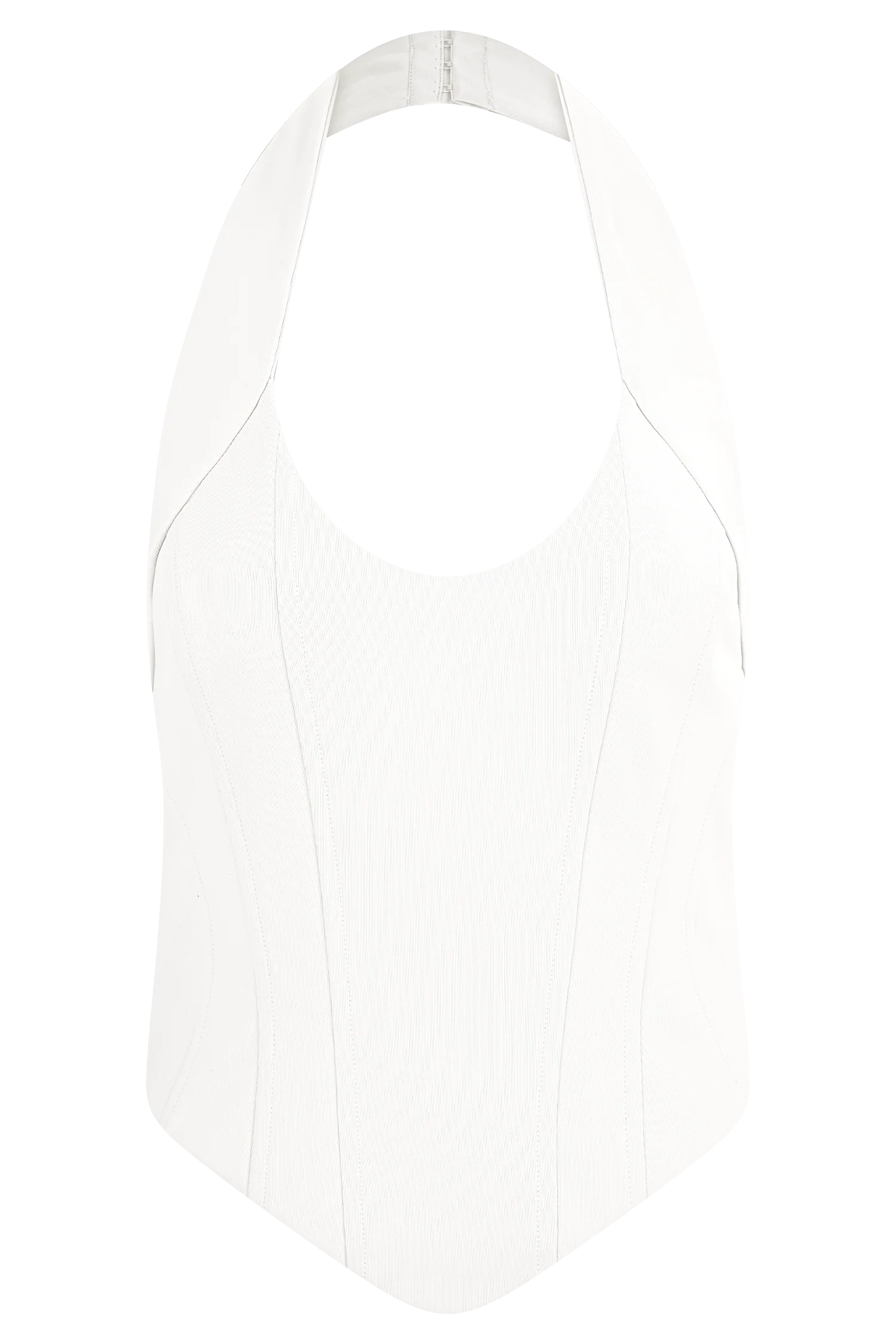 Meadow Corset Halter Top - White