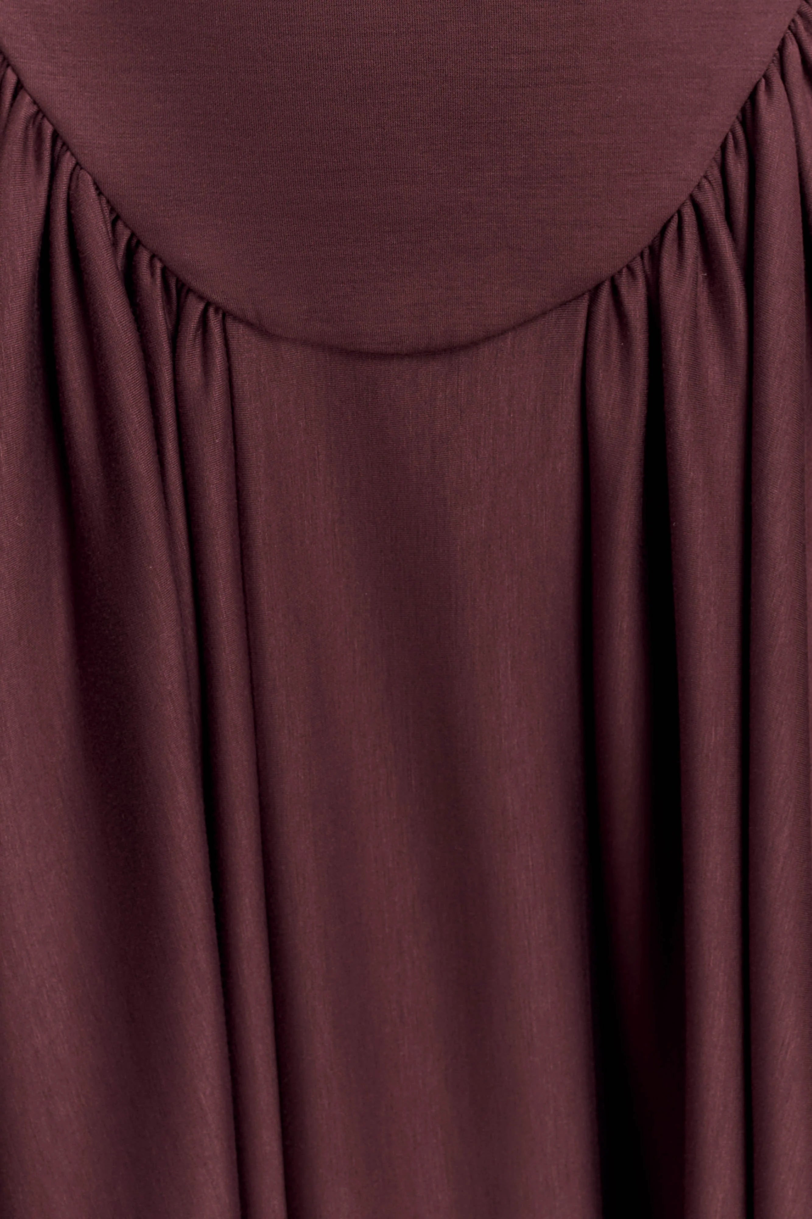 Angelina Scuba Halter Midi Dress - Chocolate