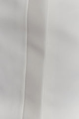 Carina Peplum Cotton Shirt Dress - White