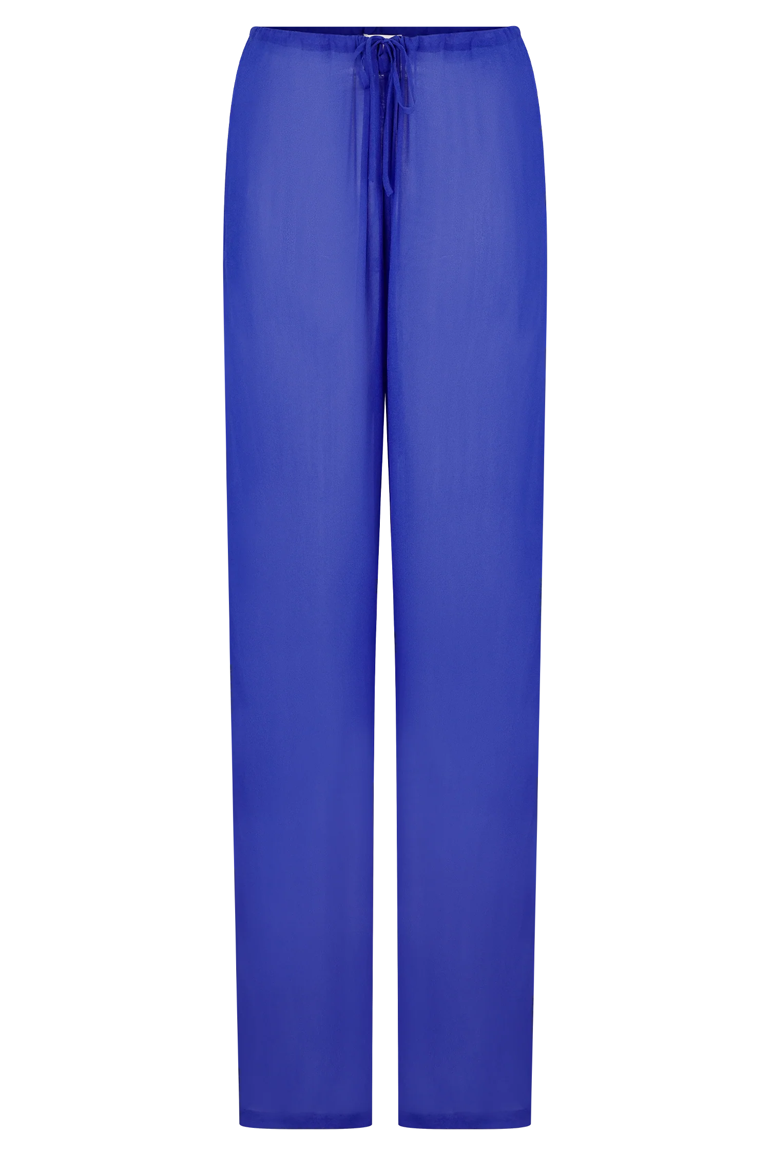 Tonya Sheer Straight Leg Pant - Cobalt Blue