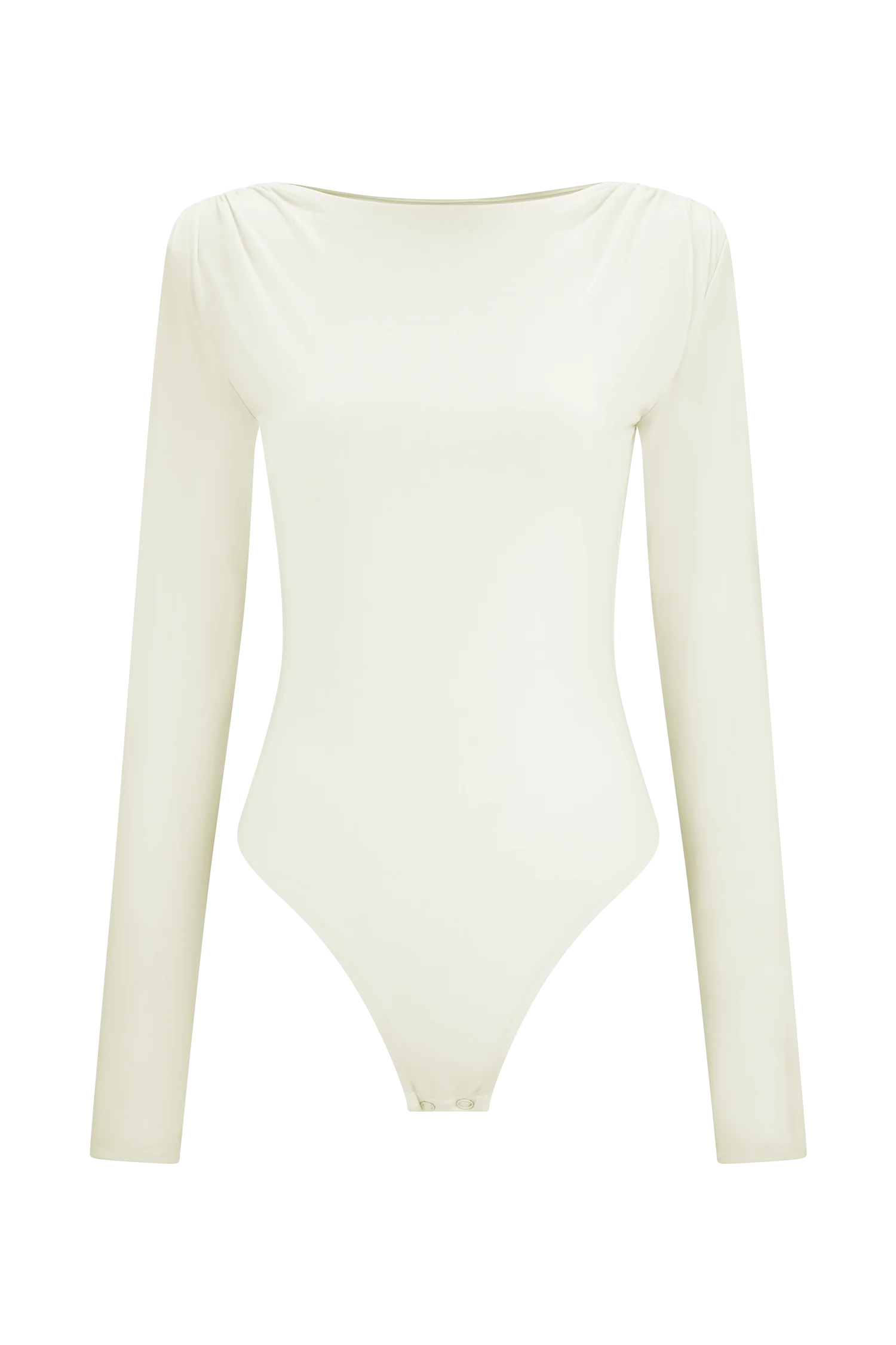 Elsie Shoulder Pad Bodysuit - Ivory