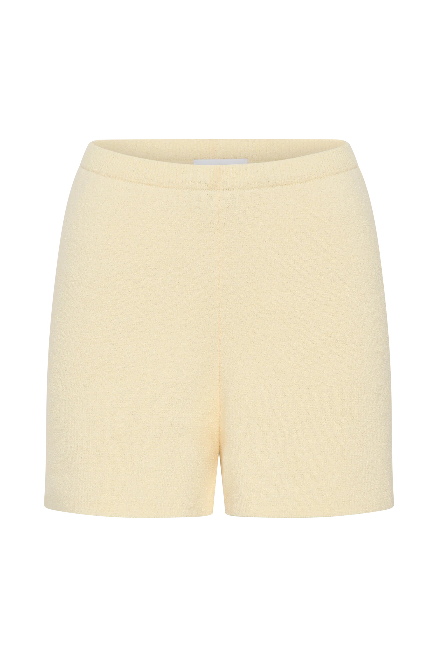 Malika Knit Shorts - Lemon
