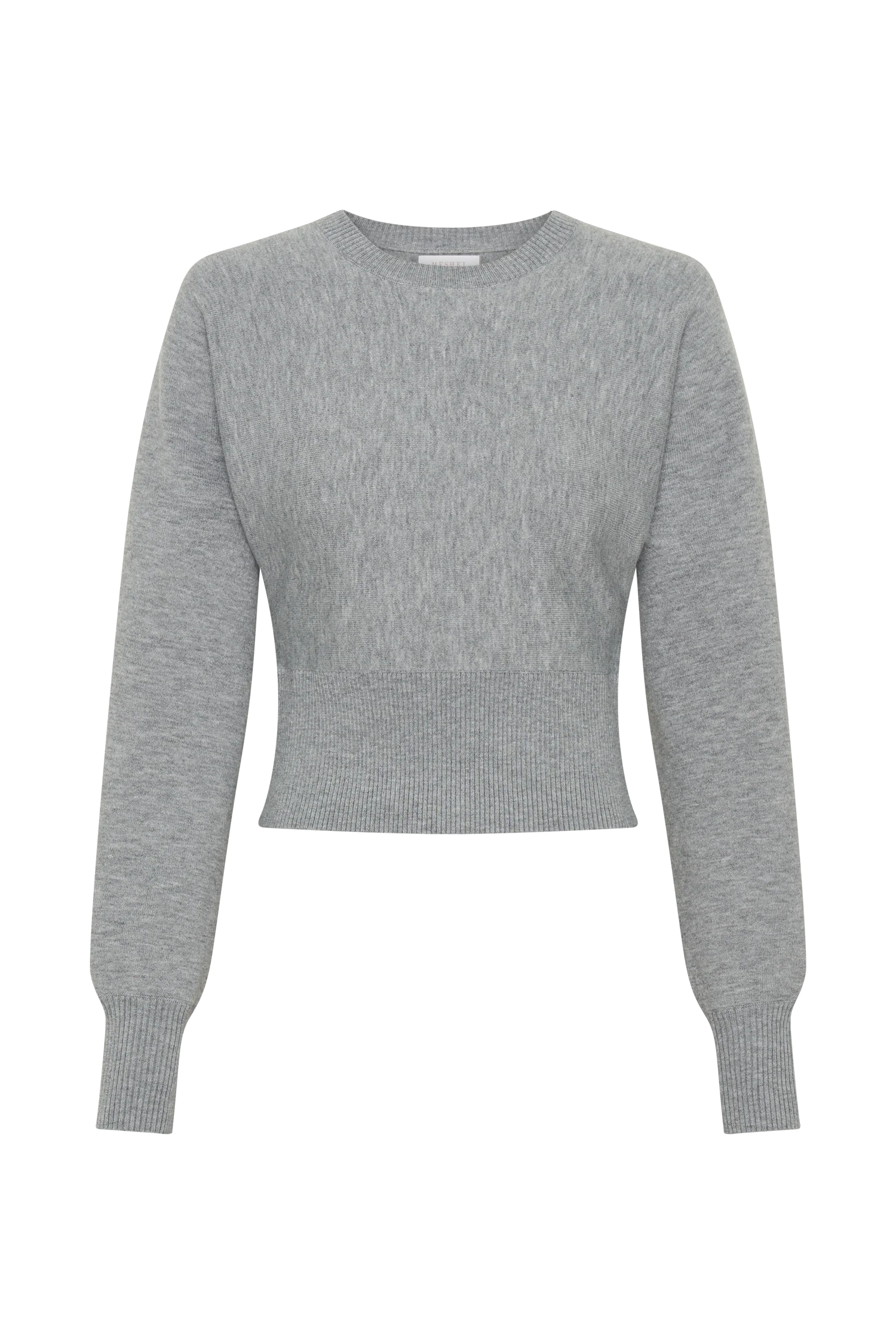 Ciaralee Cinched Waist Jumper- Grey Marle