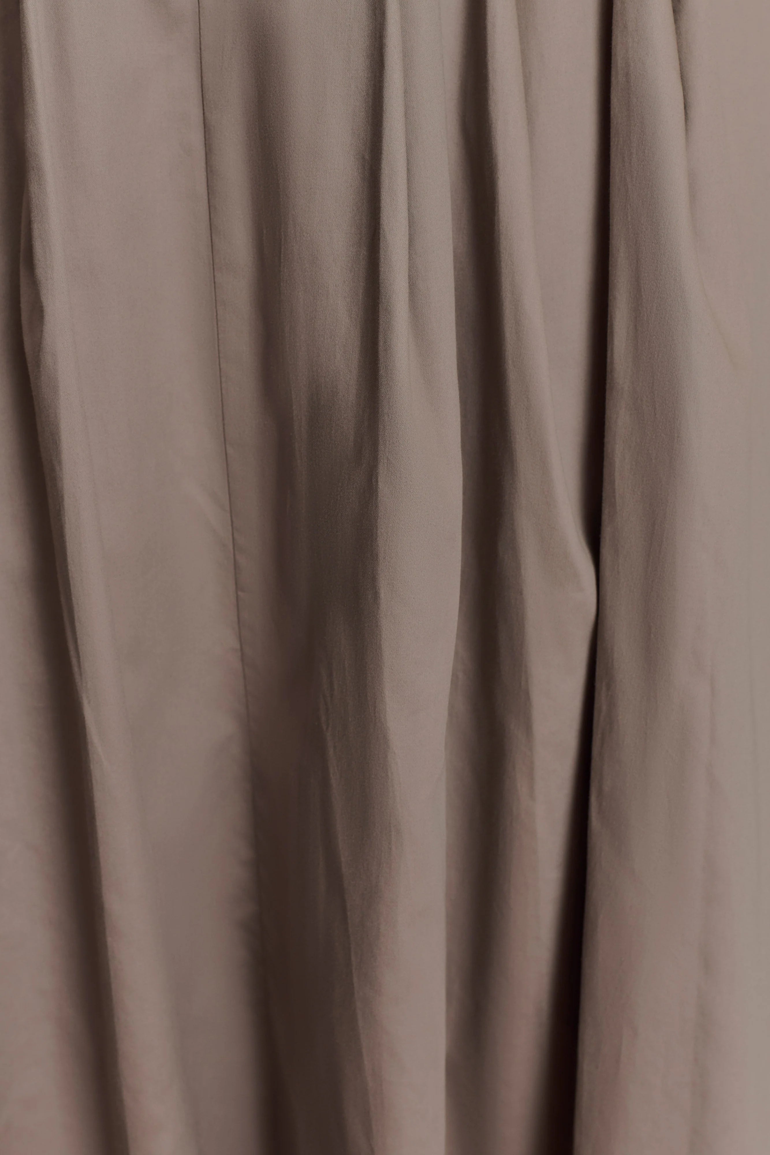 Mae A-Line Midi Skirt - Pebble Brown
