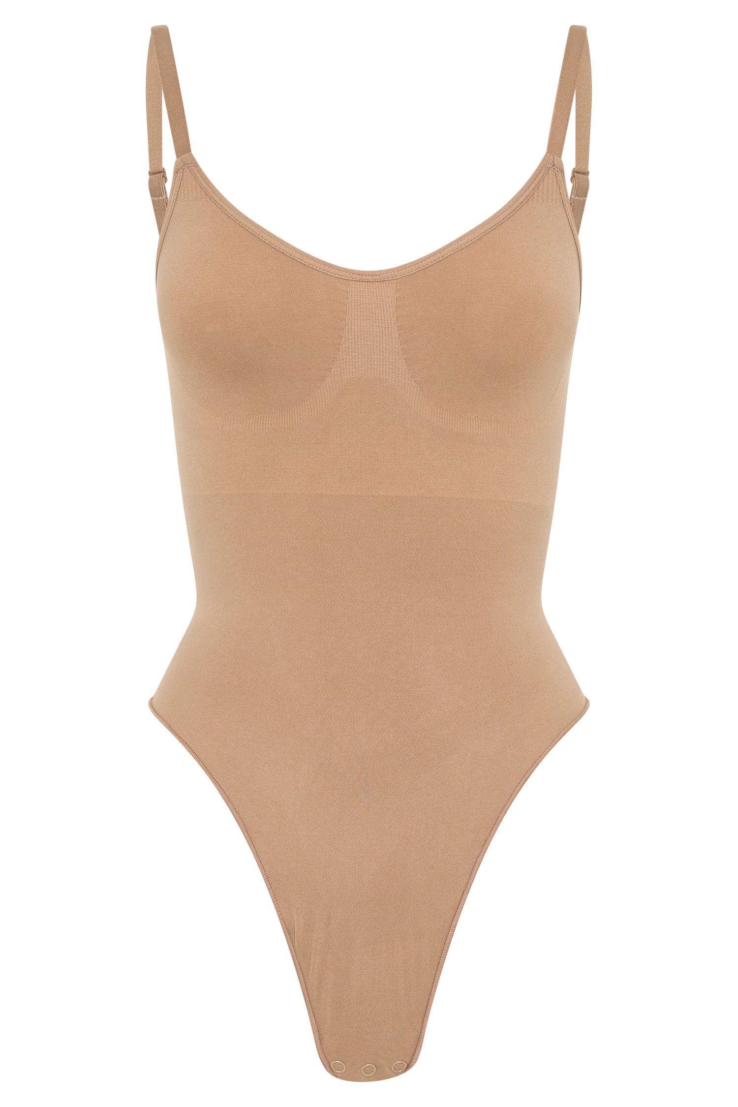 Alyssa Backless Shapewear Bodysuit - Latte