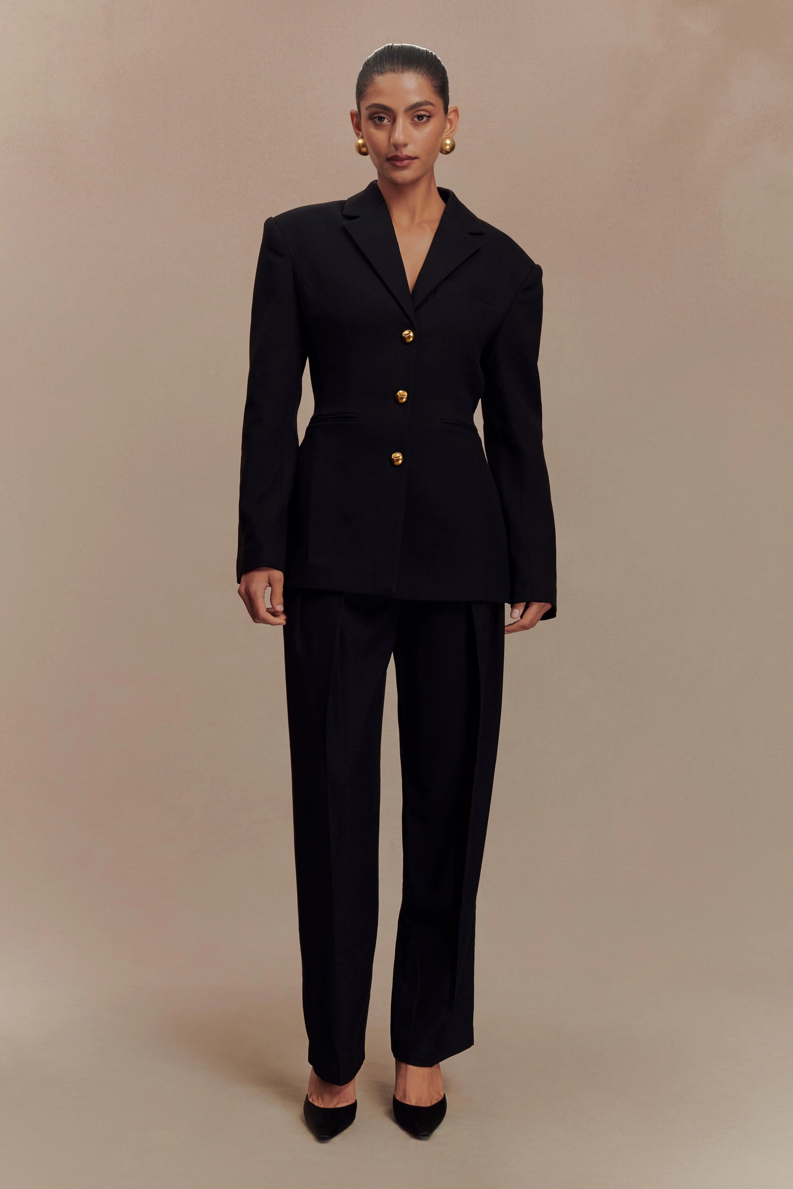 Bellamy Cinched Blazer - Black