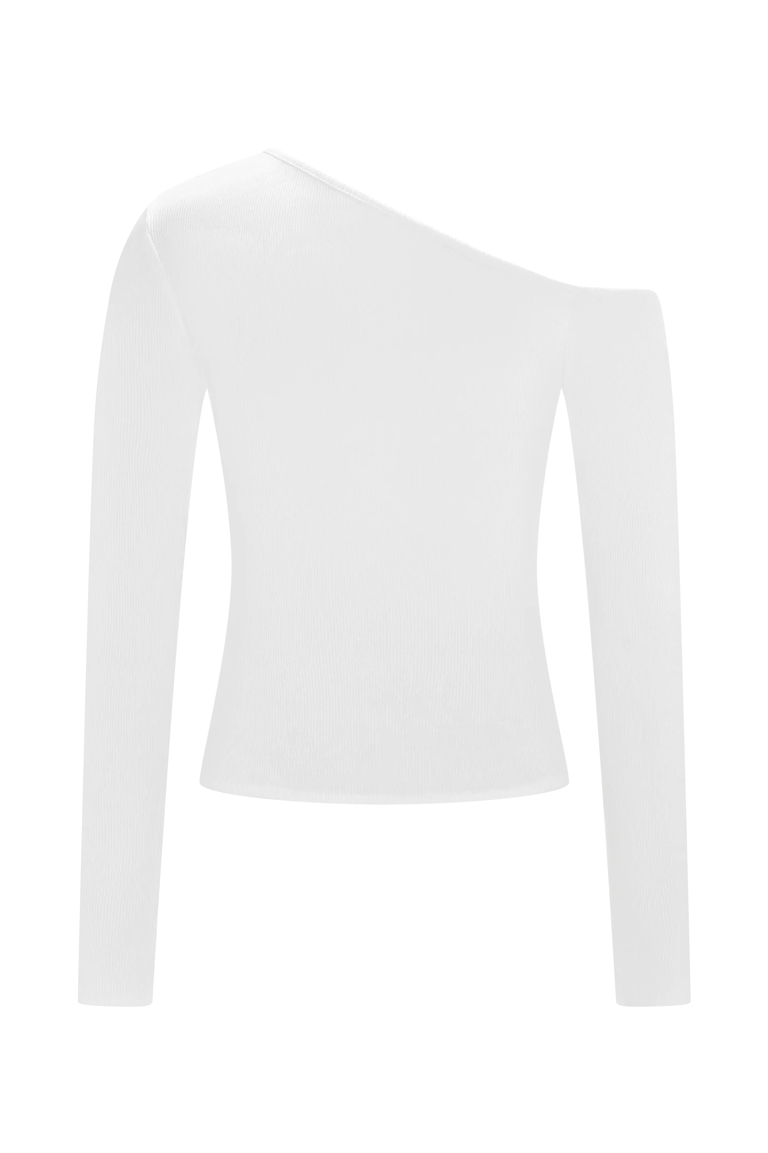 Maelle Off Shoulder Long Sleeve Top - Ivory