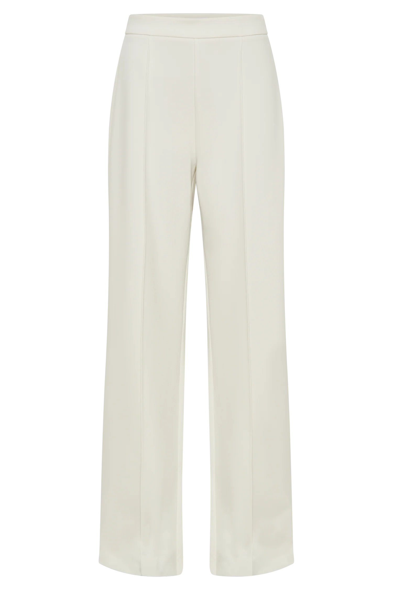 Antonia Pleated Wide Leg Pants - Ivory
