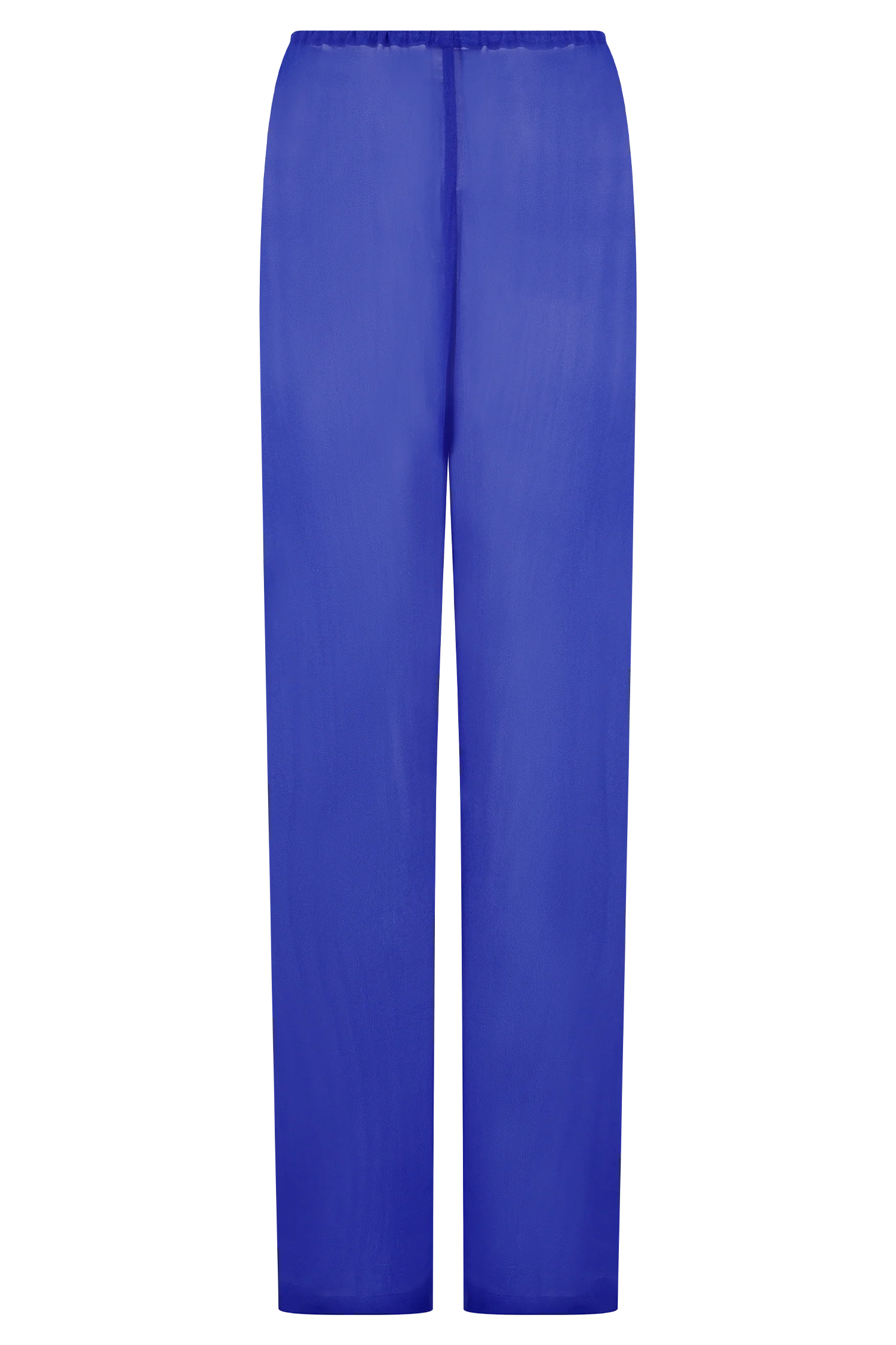 Tonya Sheer Straight Leg Pant - Cobalt Blue
