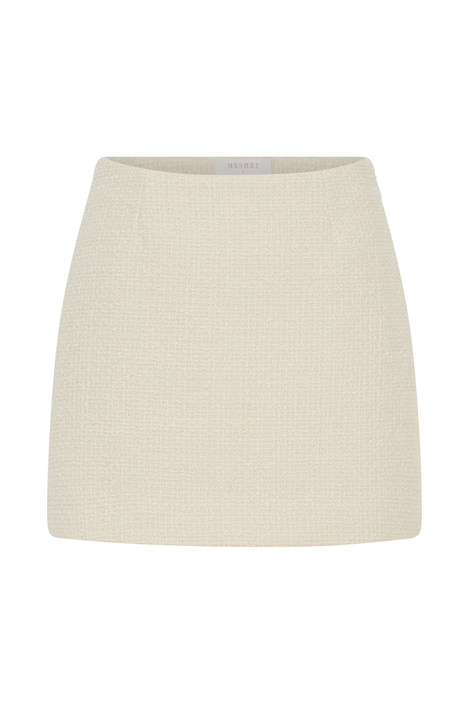 Camilla Boucle Mini Skirt - Ivory